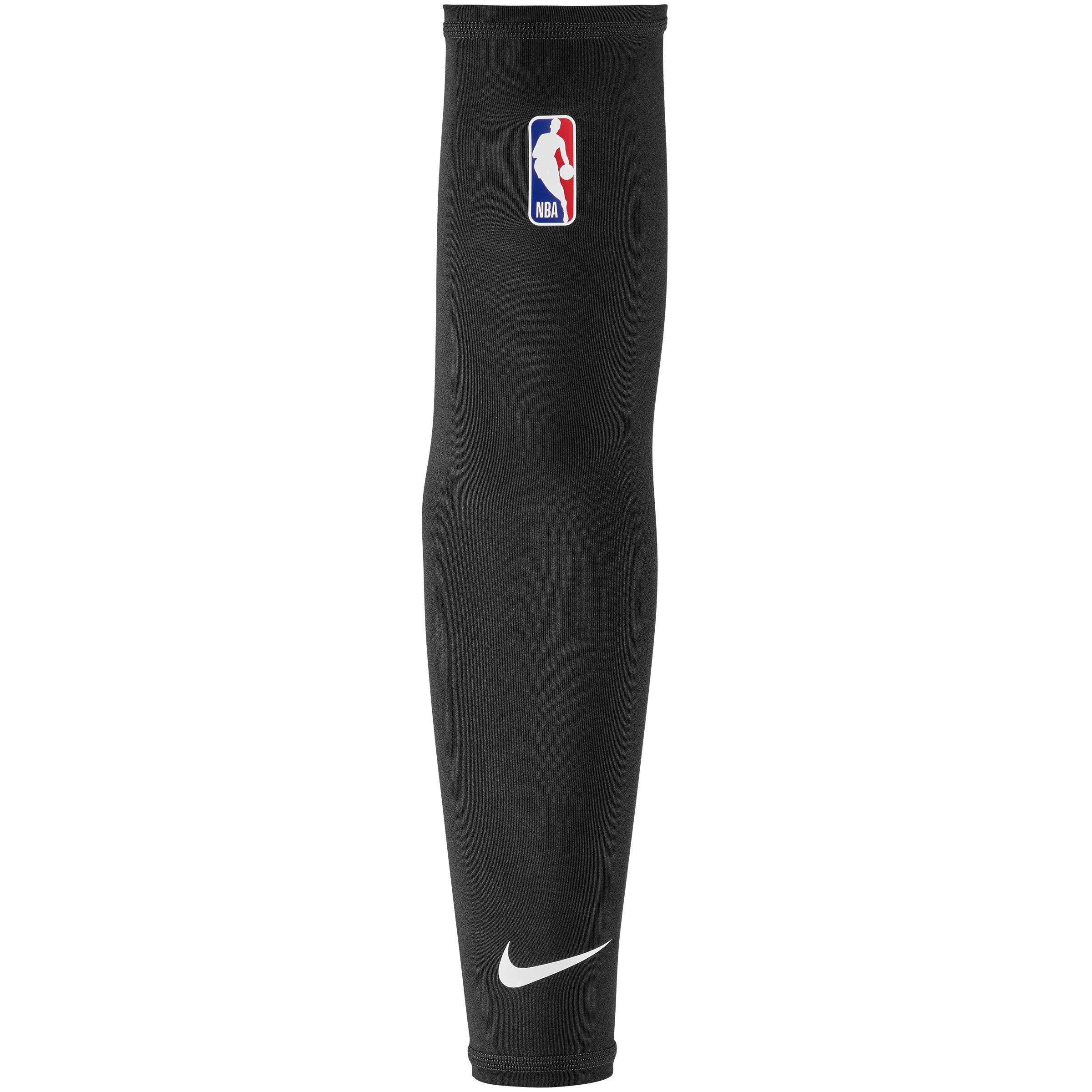 Nike NBA Shooter Sleeve - Pair(White/Black, LXL) 