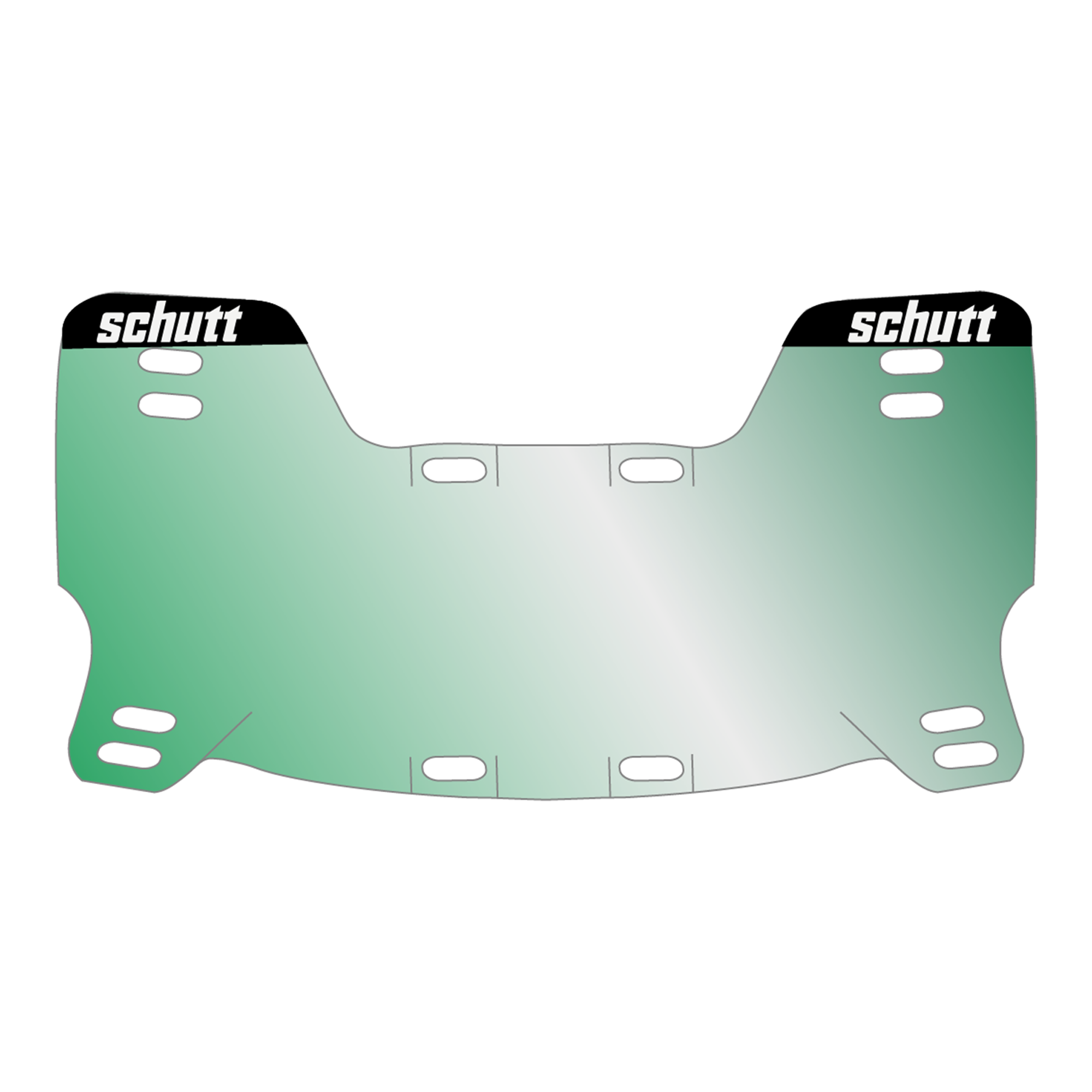 Schutt Football Splash Shield - CLEAR Thumbnail View 2