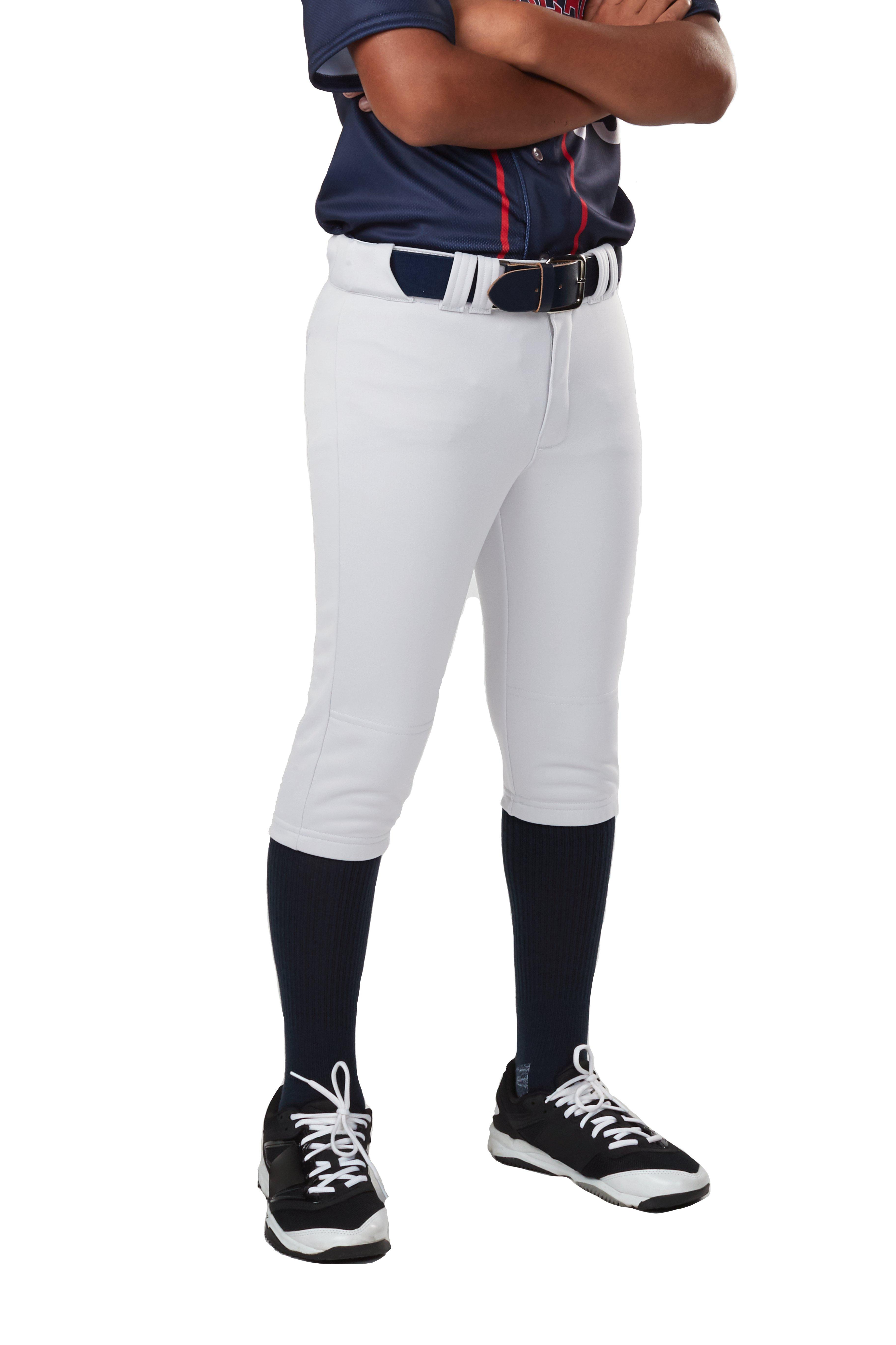 Wilson Youth P203K Knicker Baseball Pants - White - Hibbett