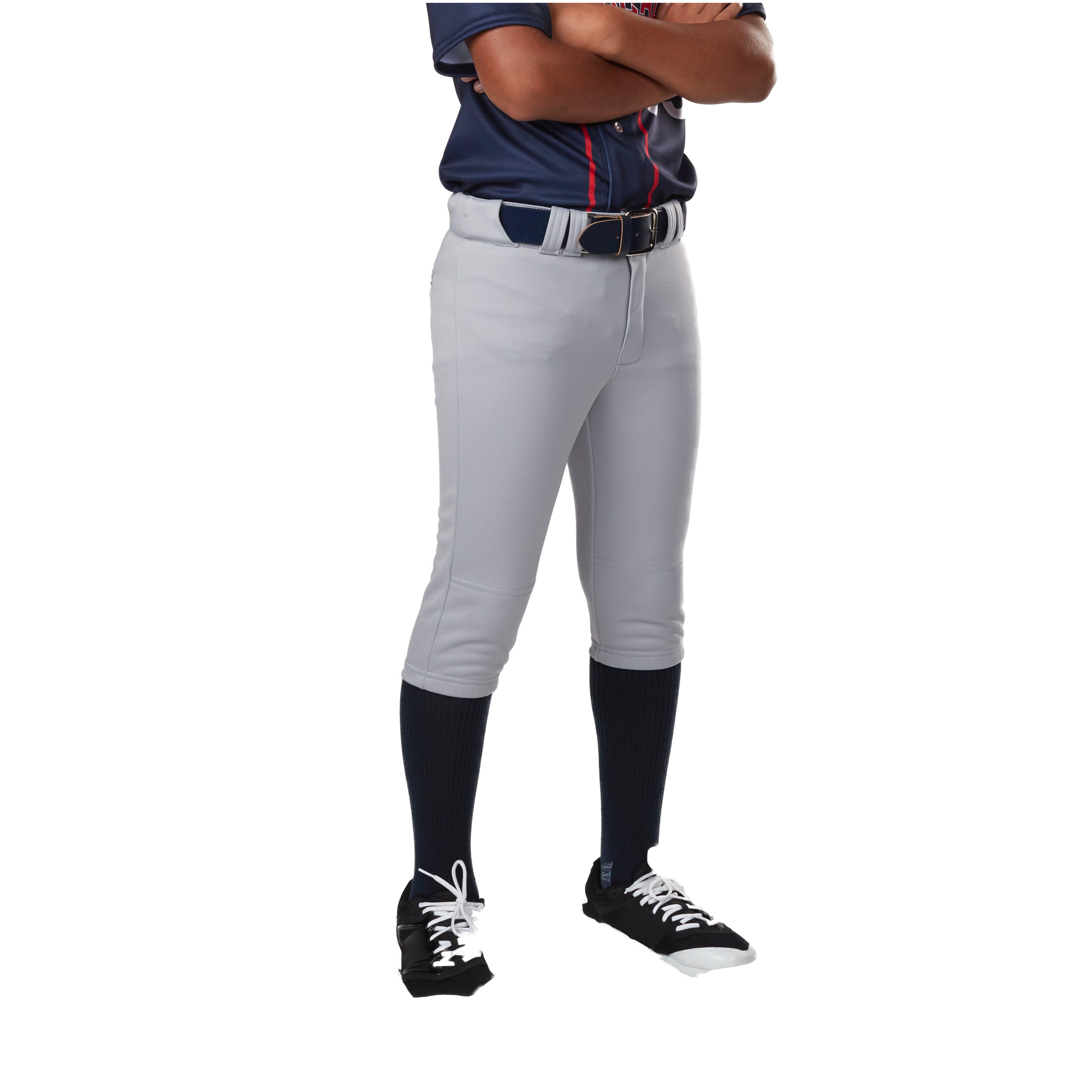 Medium New Wilson Youth Relaxed Loose Fit Baseball Pants WHT 