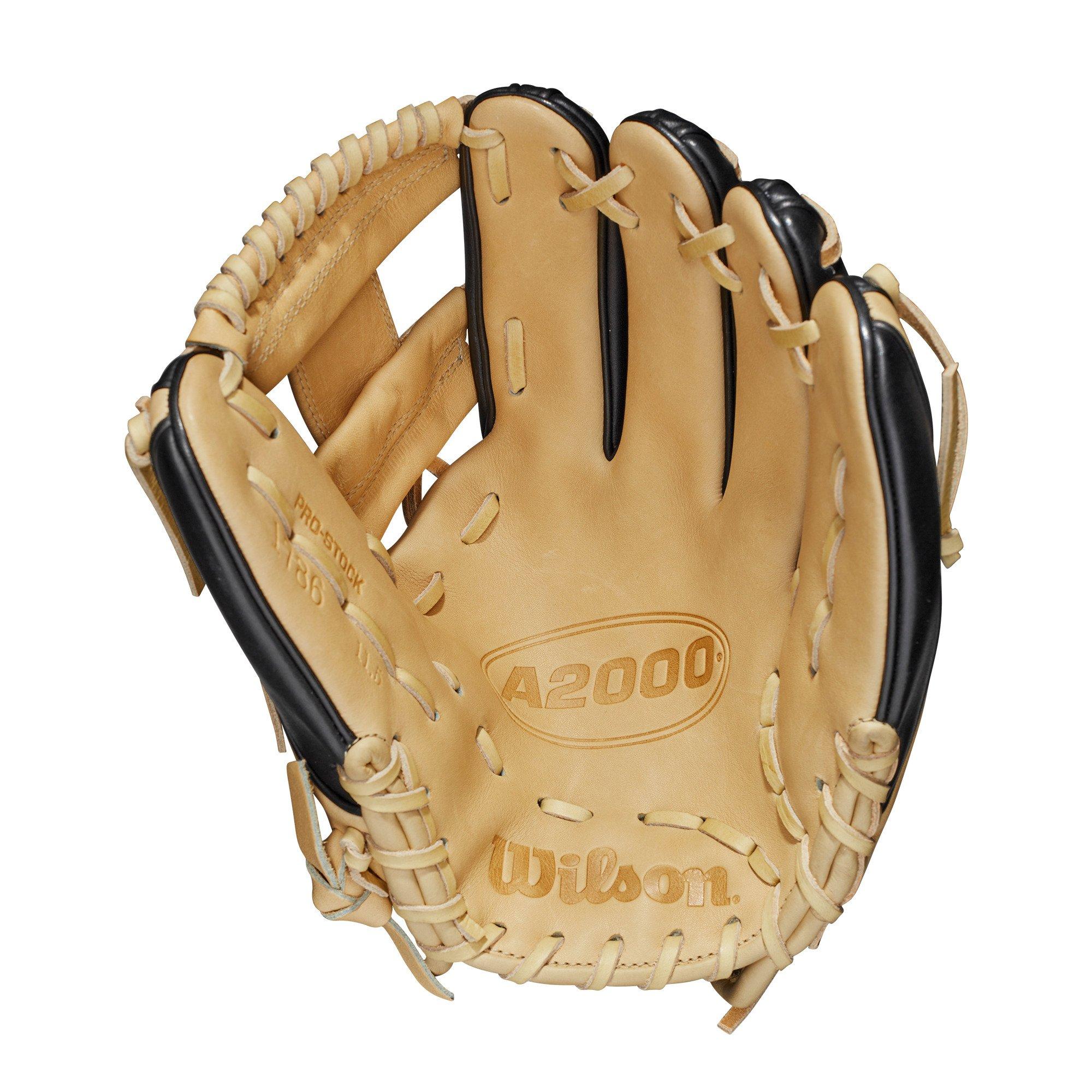 Wilson A2000 Baseball Glove Series Right Hand Throw 11.25-Inch Saddle  Tan/Black/White