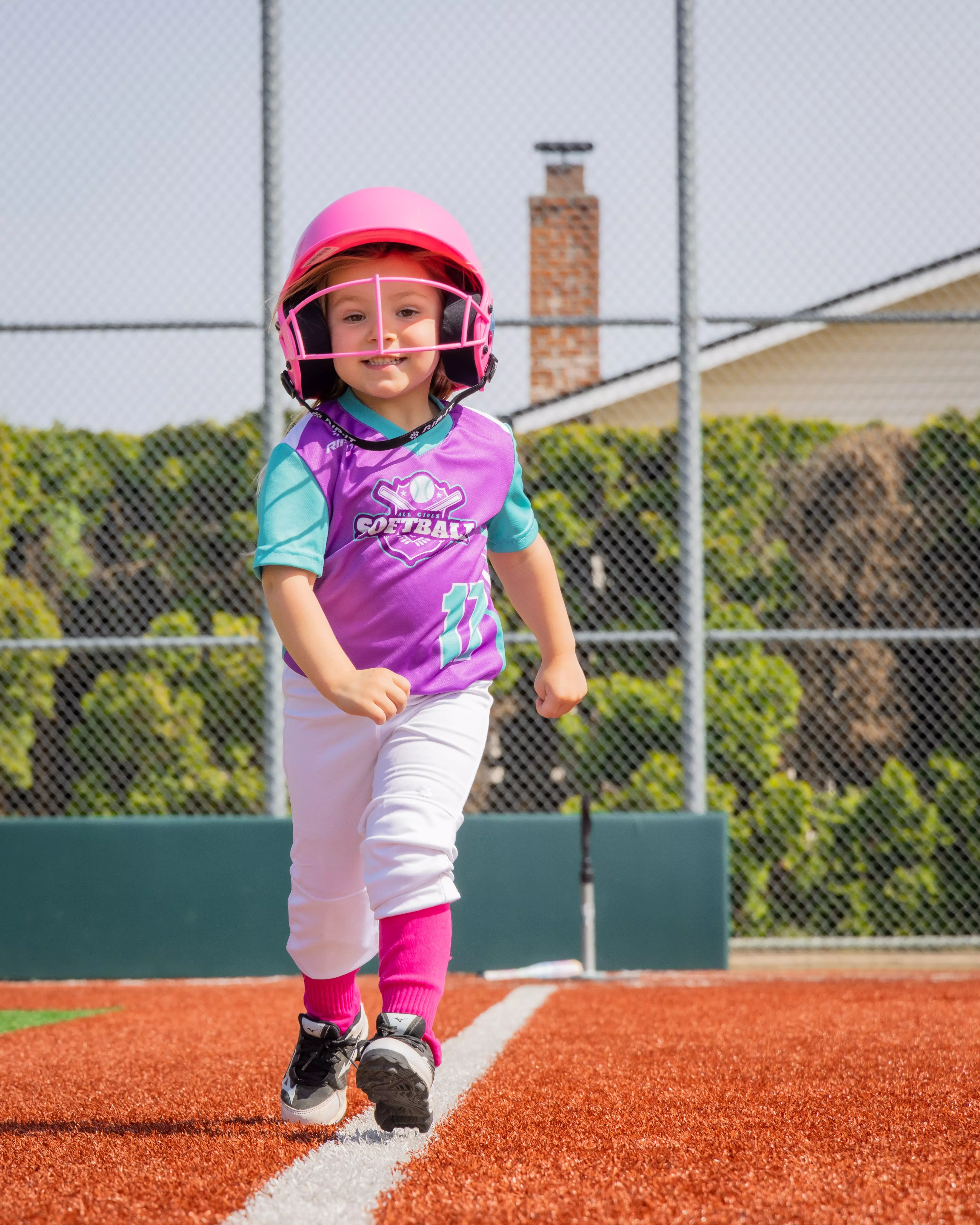 RIP-IT Emma Collection Play Ball T-Ball Batting Helmet - Pink - PINK