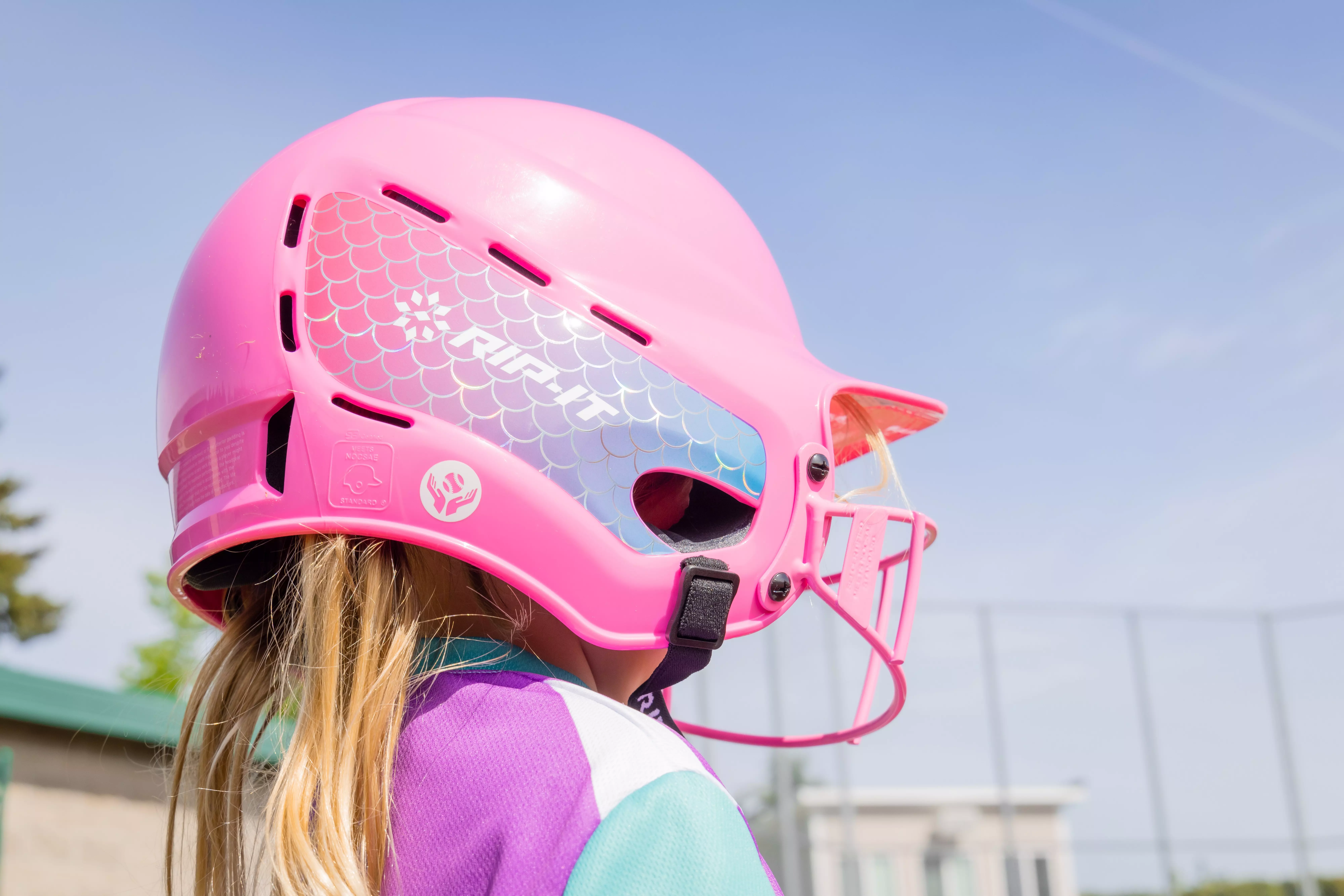 RIP-IT Emma Collection Play Ball T-Ball Batting Helmet - Pink - PINK