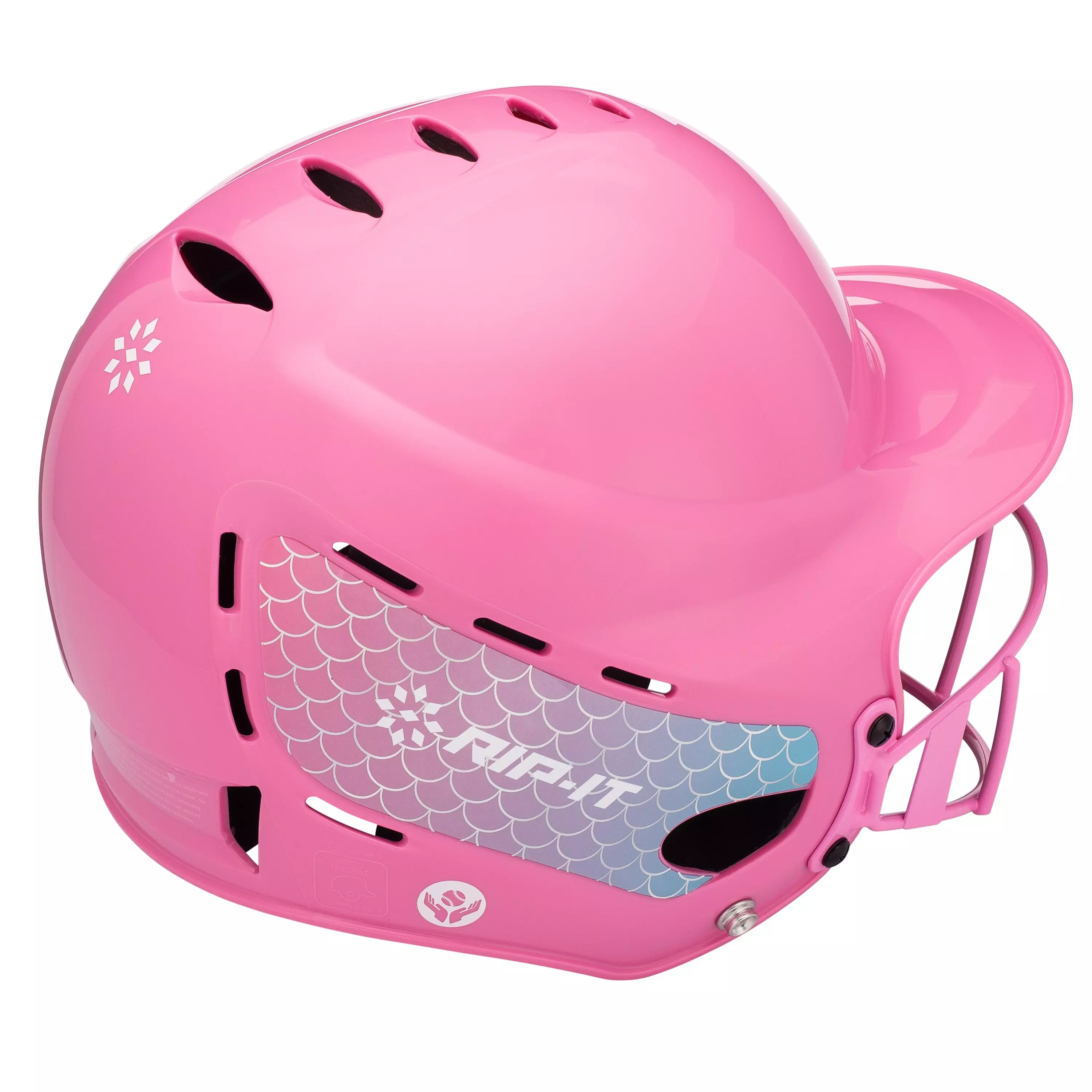 RIP-IT Emma Collection Play Ball T-Ball Batting Helmet - Pink - PINK