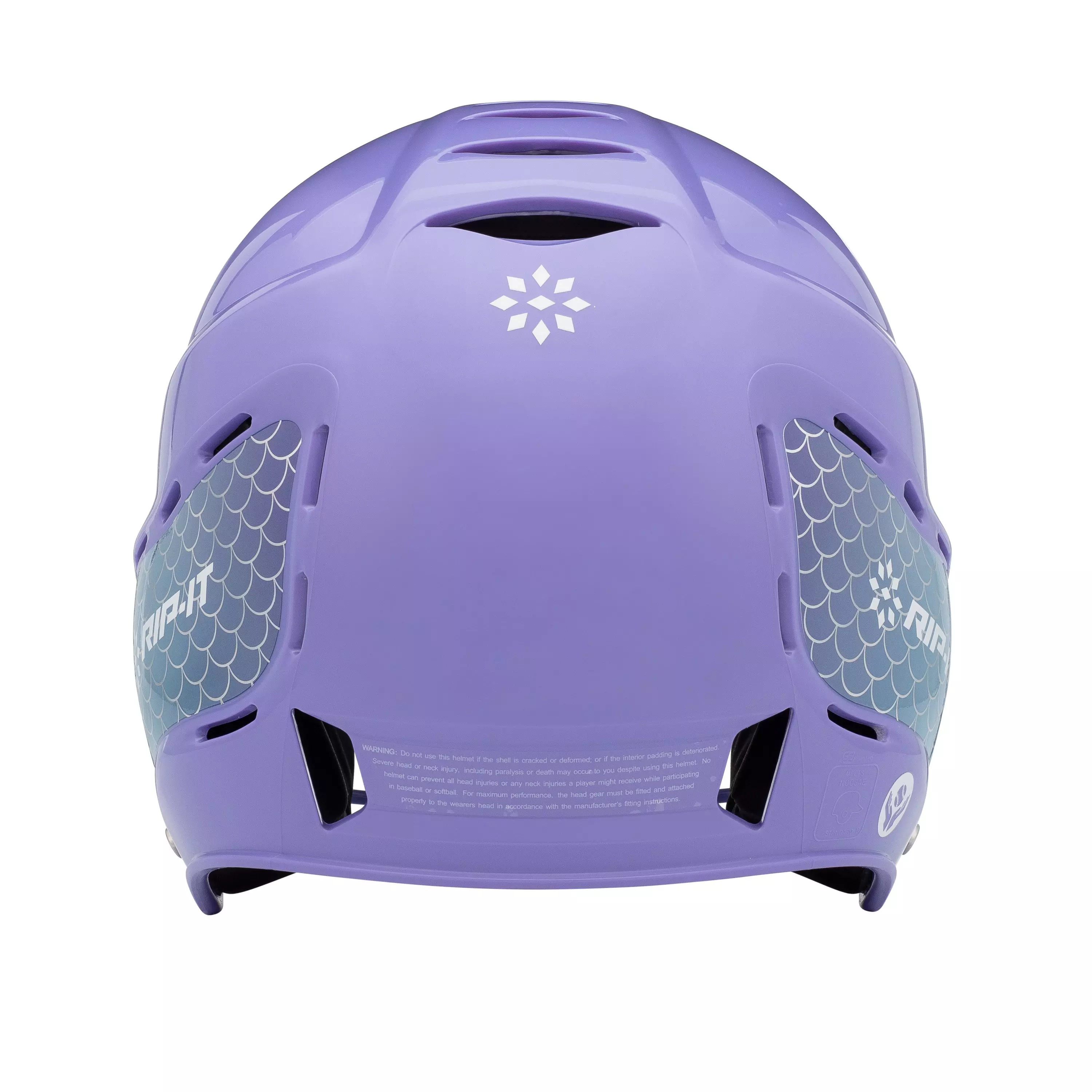 RIP-IT Emma Collection Play Ball T-Ball Batting Helmet - Purple - PURPLE