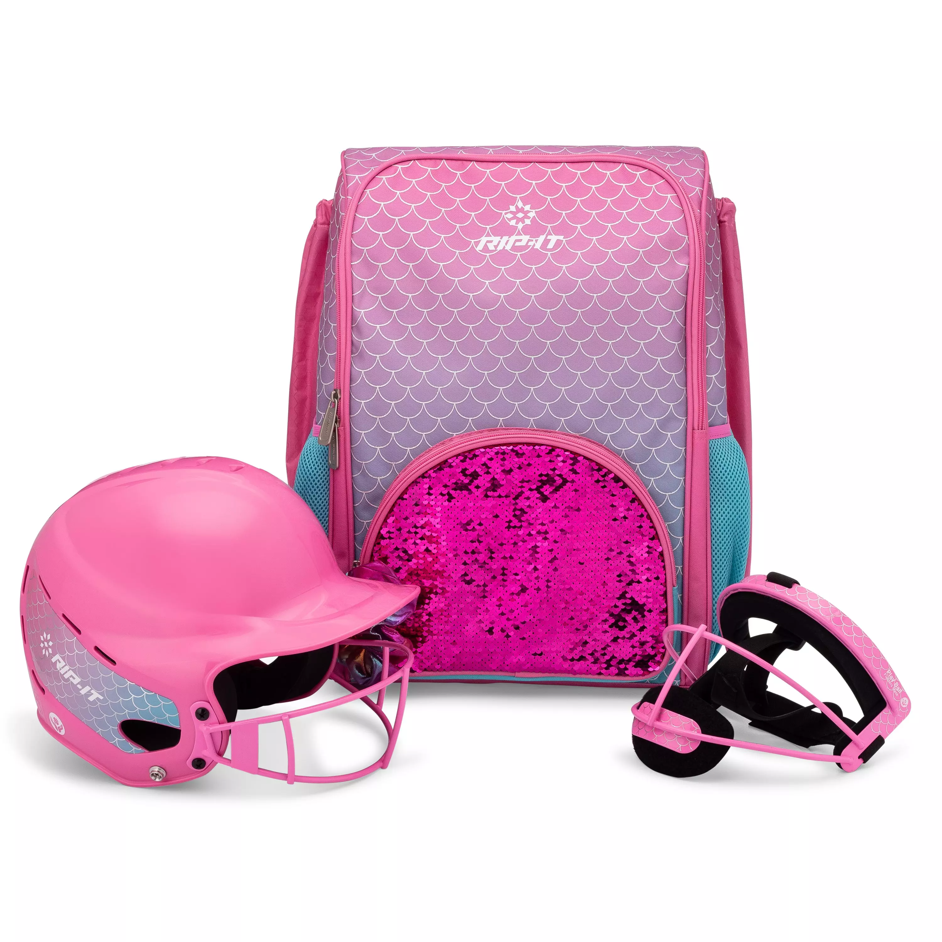 RIP-IT Emma Collection Play Ball Softball Backpack - Pink - PINK