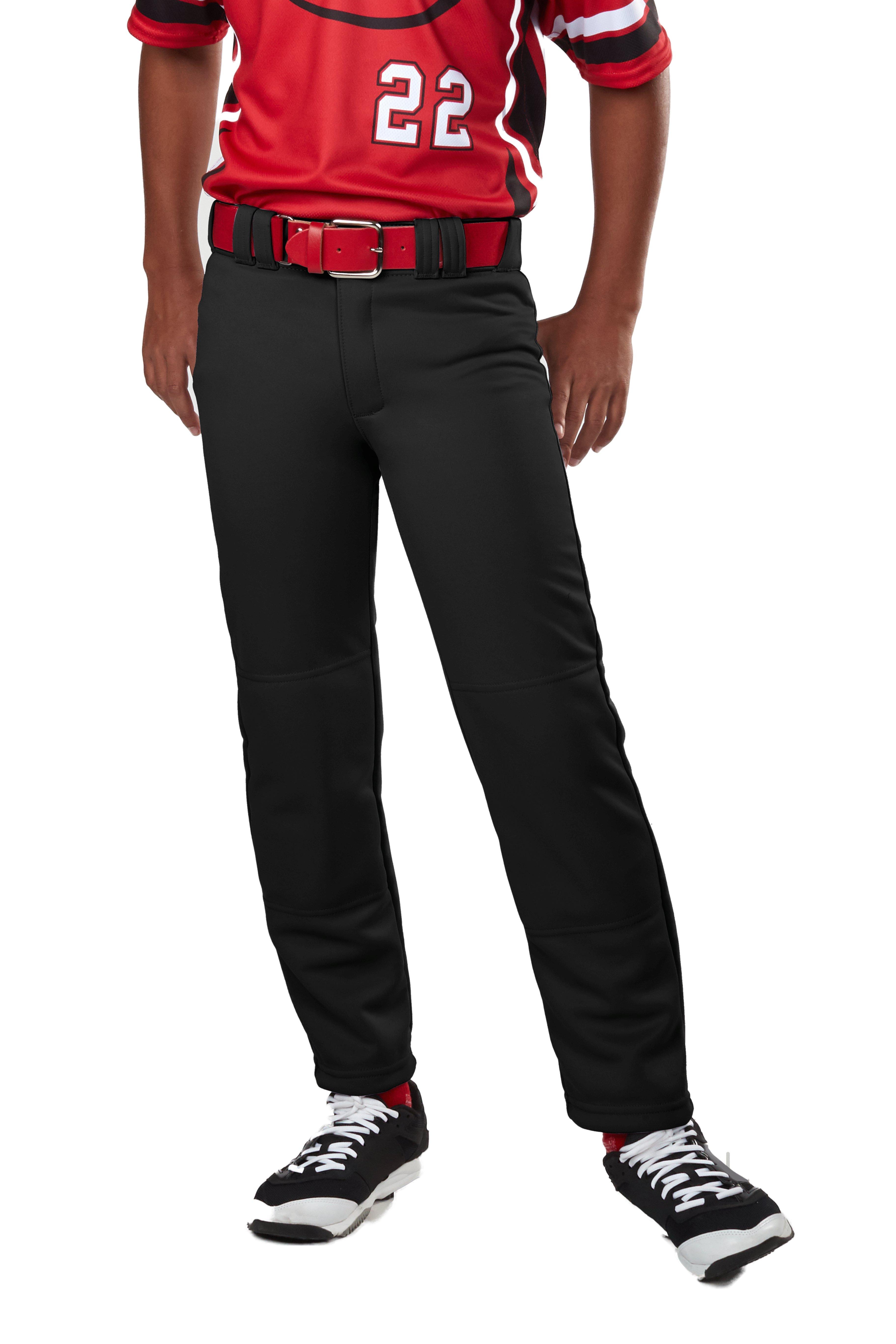 Wilson Youth P202 Open Bottom Baseball Pant - Black - Hibbett | City Gear