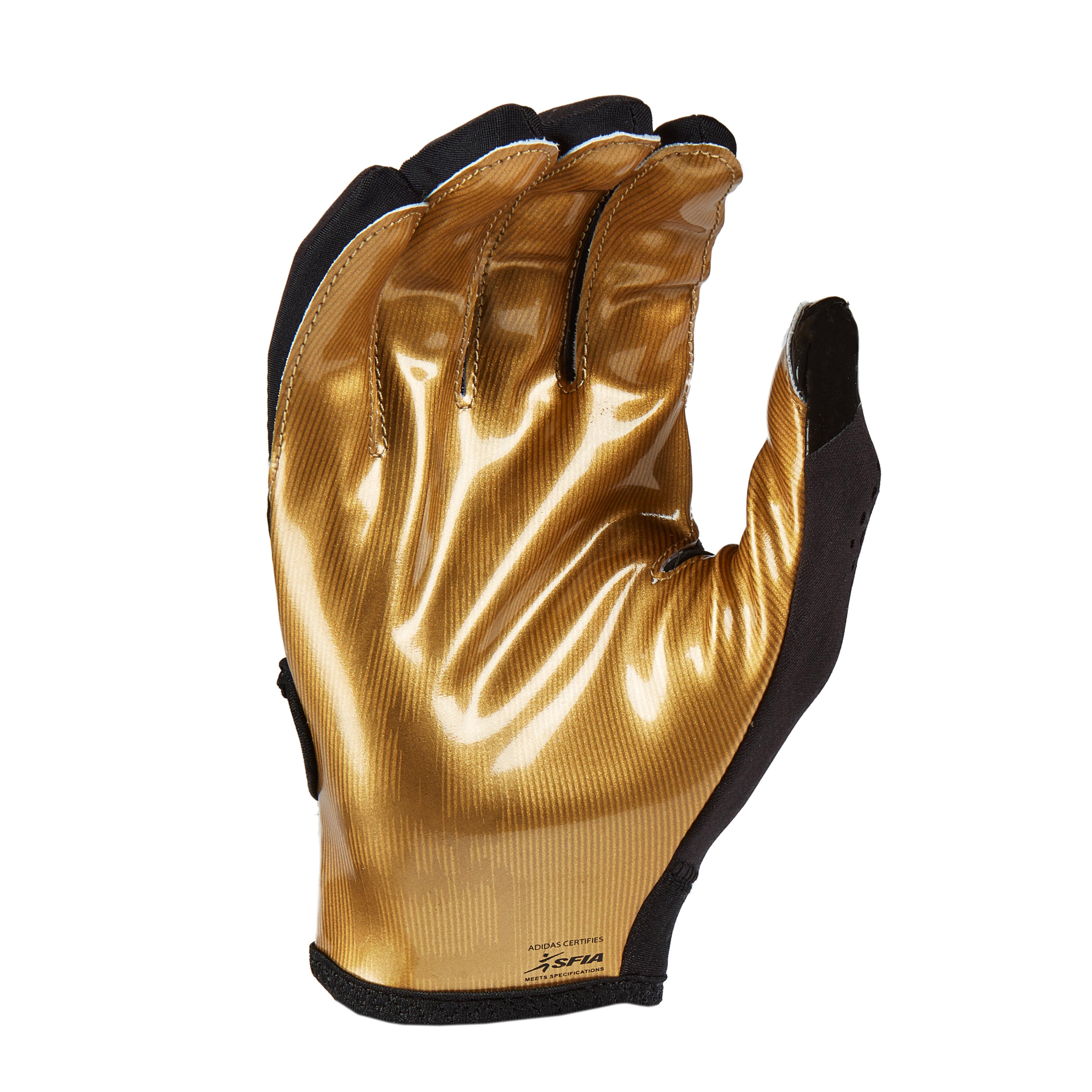 Gold adidas outlet football gloves