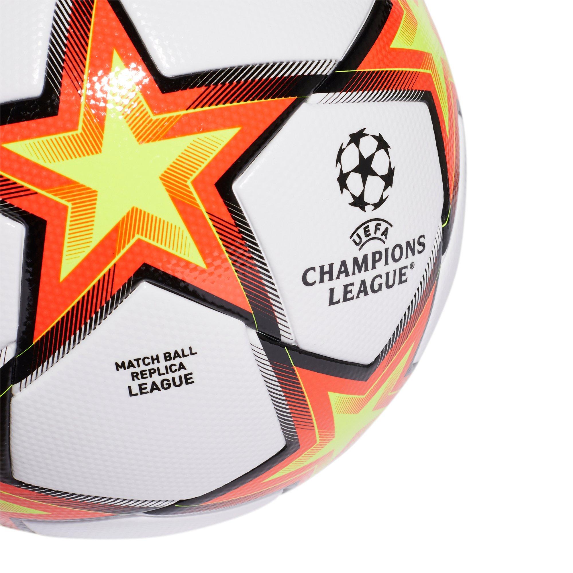 adidas Finale League Pyrostorm Soccer Ball - WHITE/BLACK Thumbnail View 3