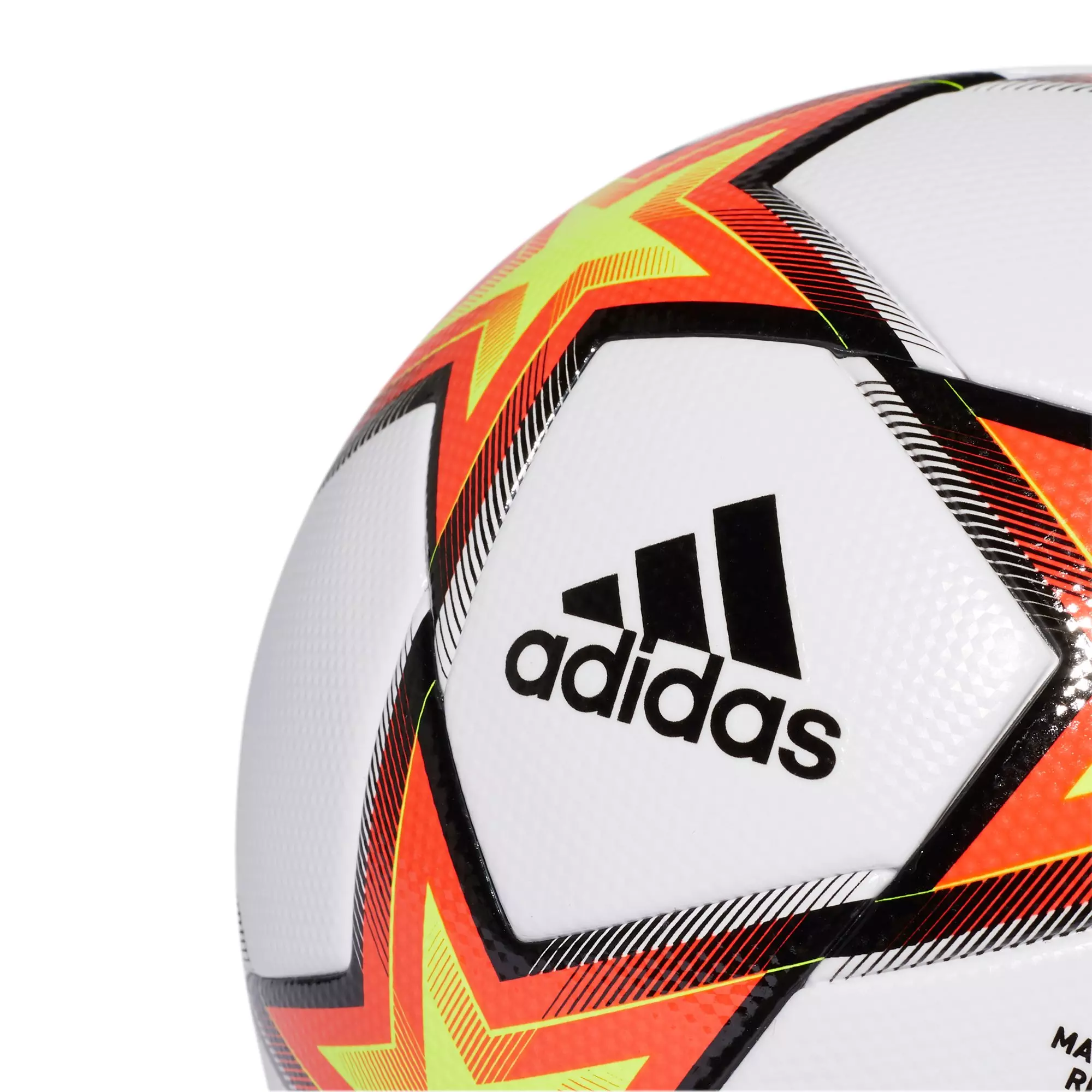 adidas Finale League Pyrostorm Soccer Ball - WHITE/BLACK