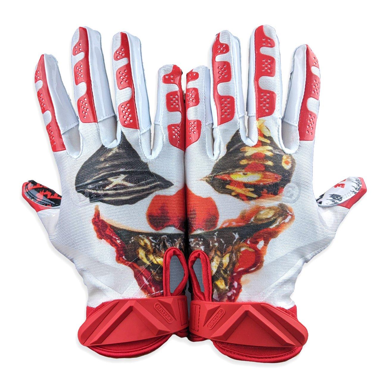 Red Football Gloves, Football Equipment, Hibbett