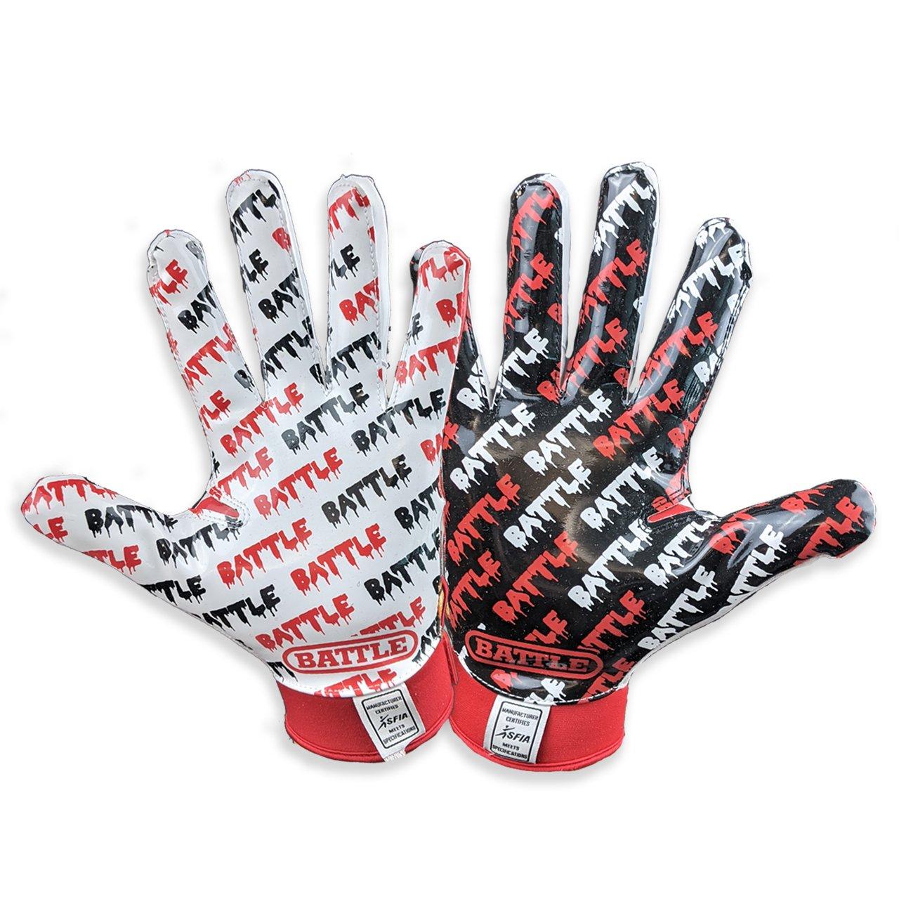 Battle Sports Receivers Youth Ultra-Stick Football Gloves