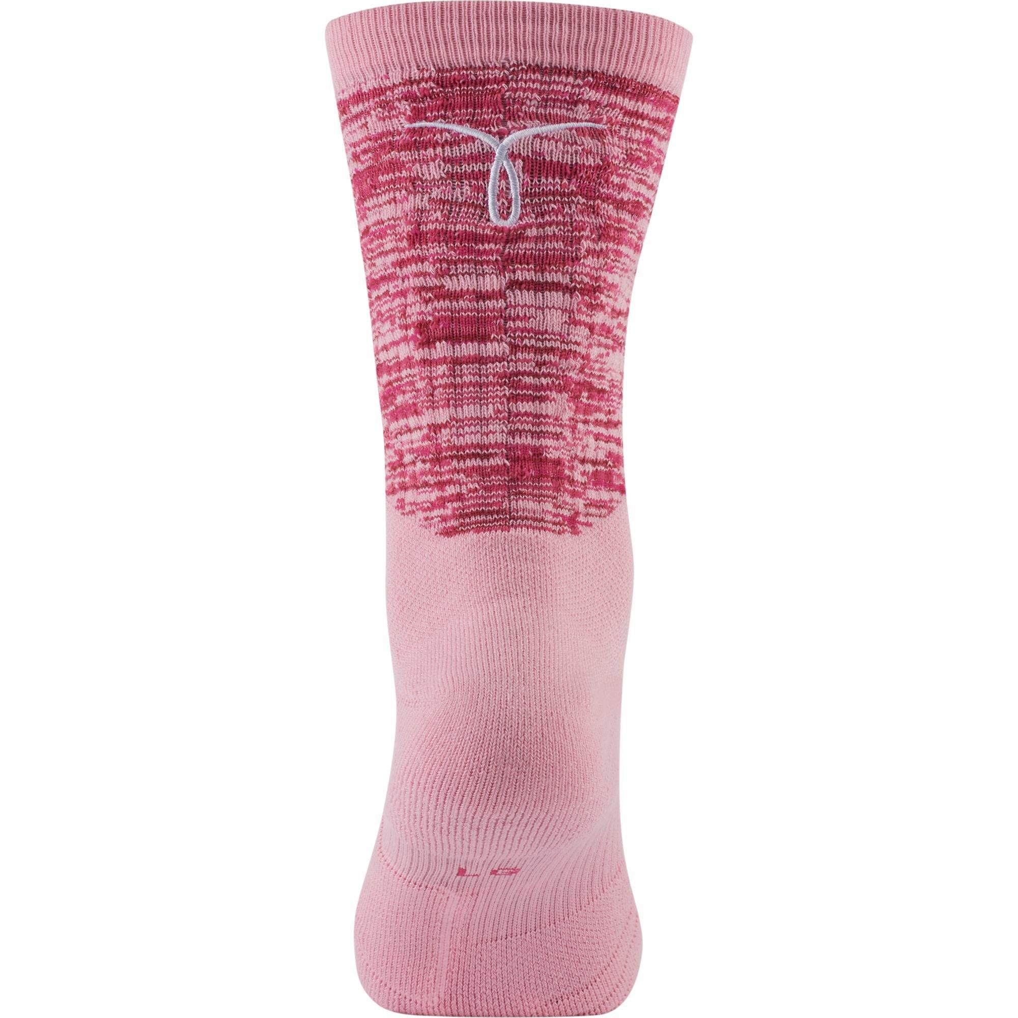  Nike Kay Yow Elite Crew Basketball Socks Pink/White Size Socks  Medium 4-8 : Athletic Socks : Clothing, Shoes & Jewelry