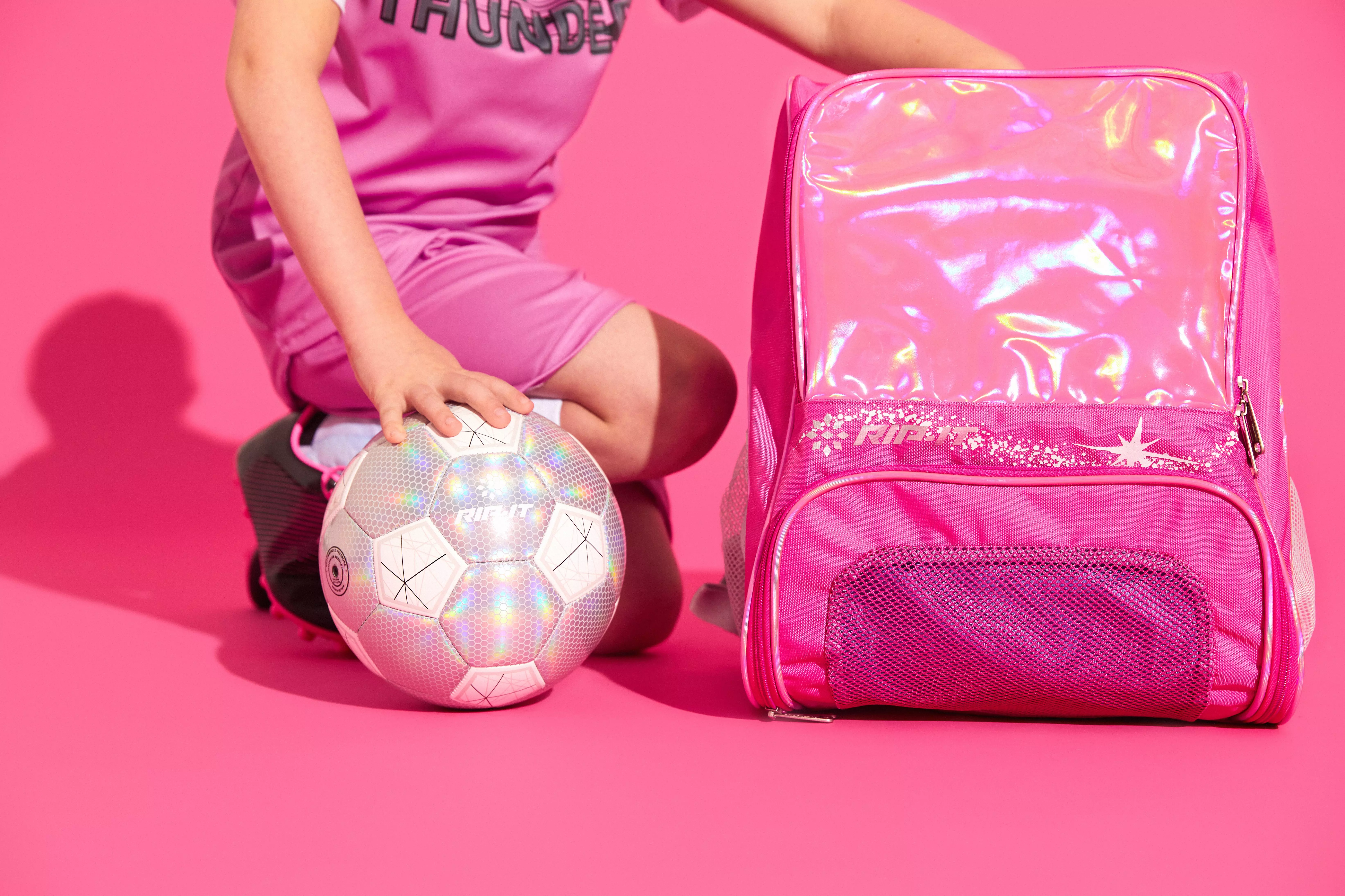 RIP-IT Girls' Soccer Backpack - Hot Pink - PINK