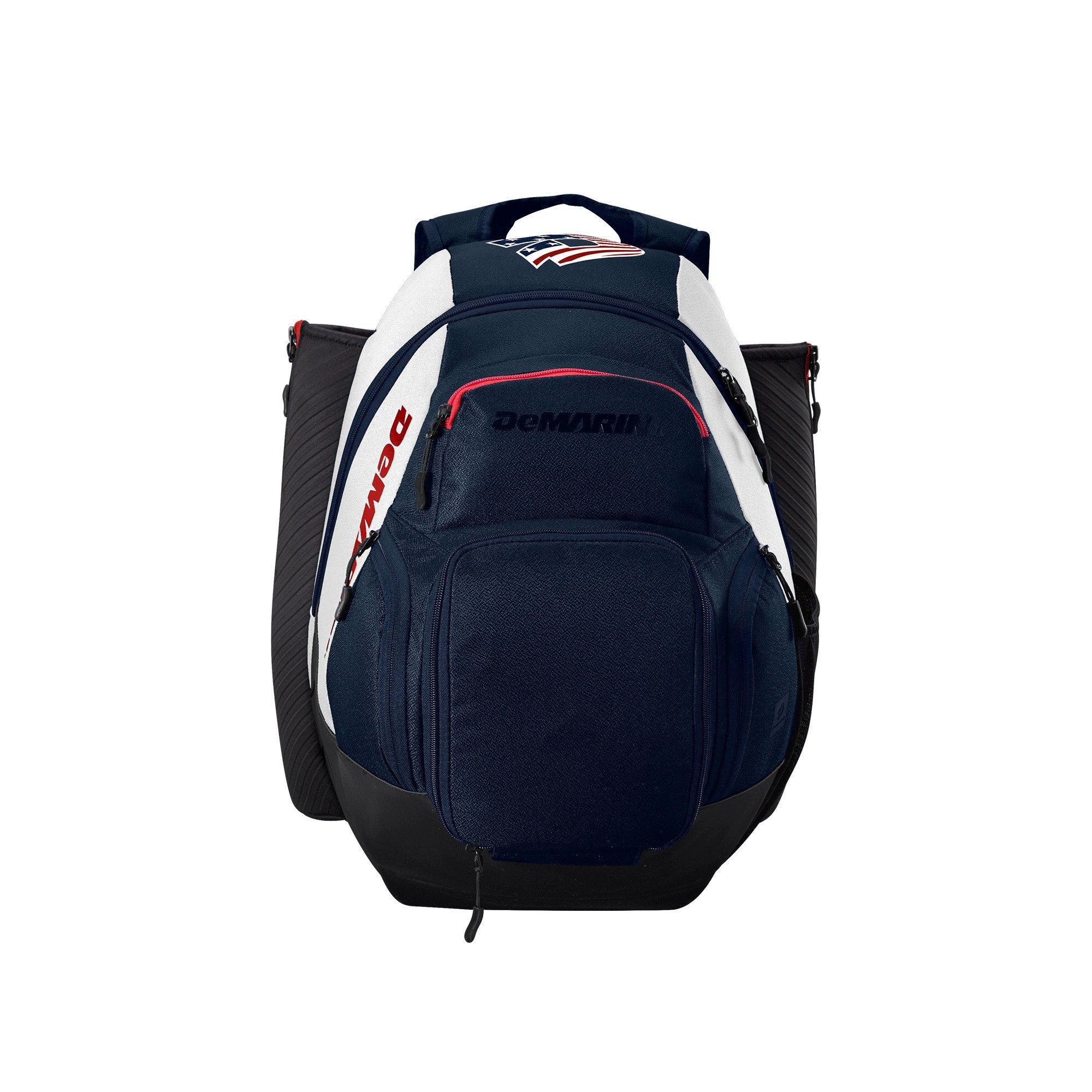 DeMarini Voodoo OG Baseball Backpack - Red/White/Blue