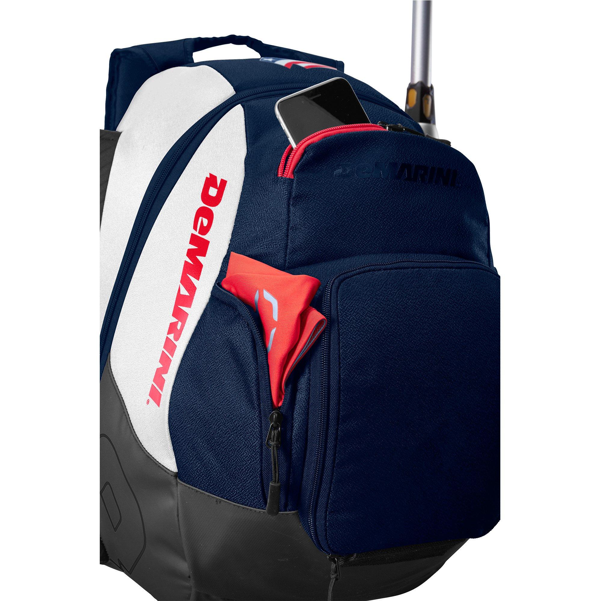 Demarini voodoo rebirth cheap backpack red white blue