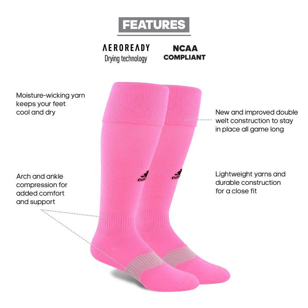 Adidas pink soccer socks sale