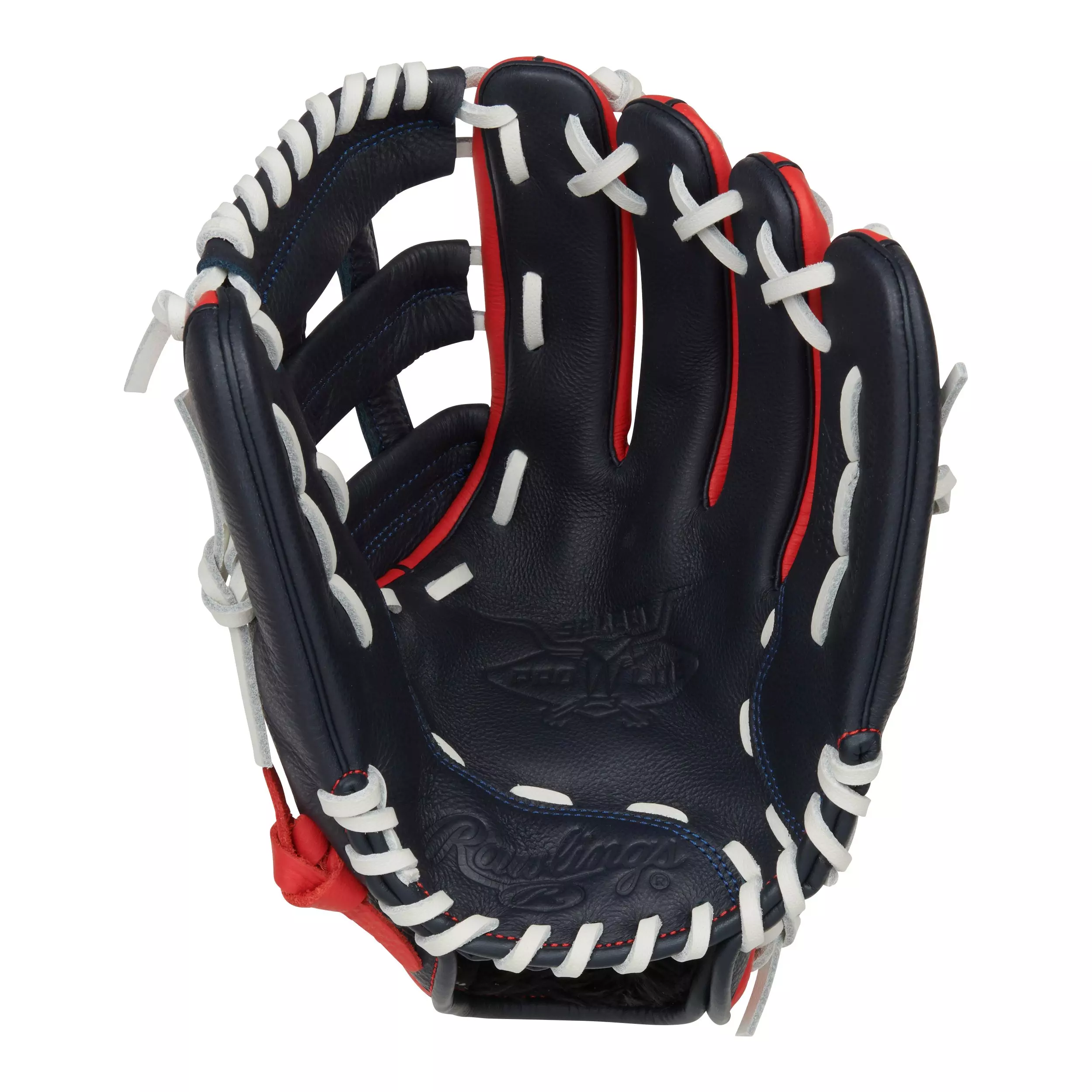 Rawlings Youth Select Pro Lite 11.5" Ronald Acuna Jr. Infield Baseball Glove - RED/NAVY
