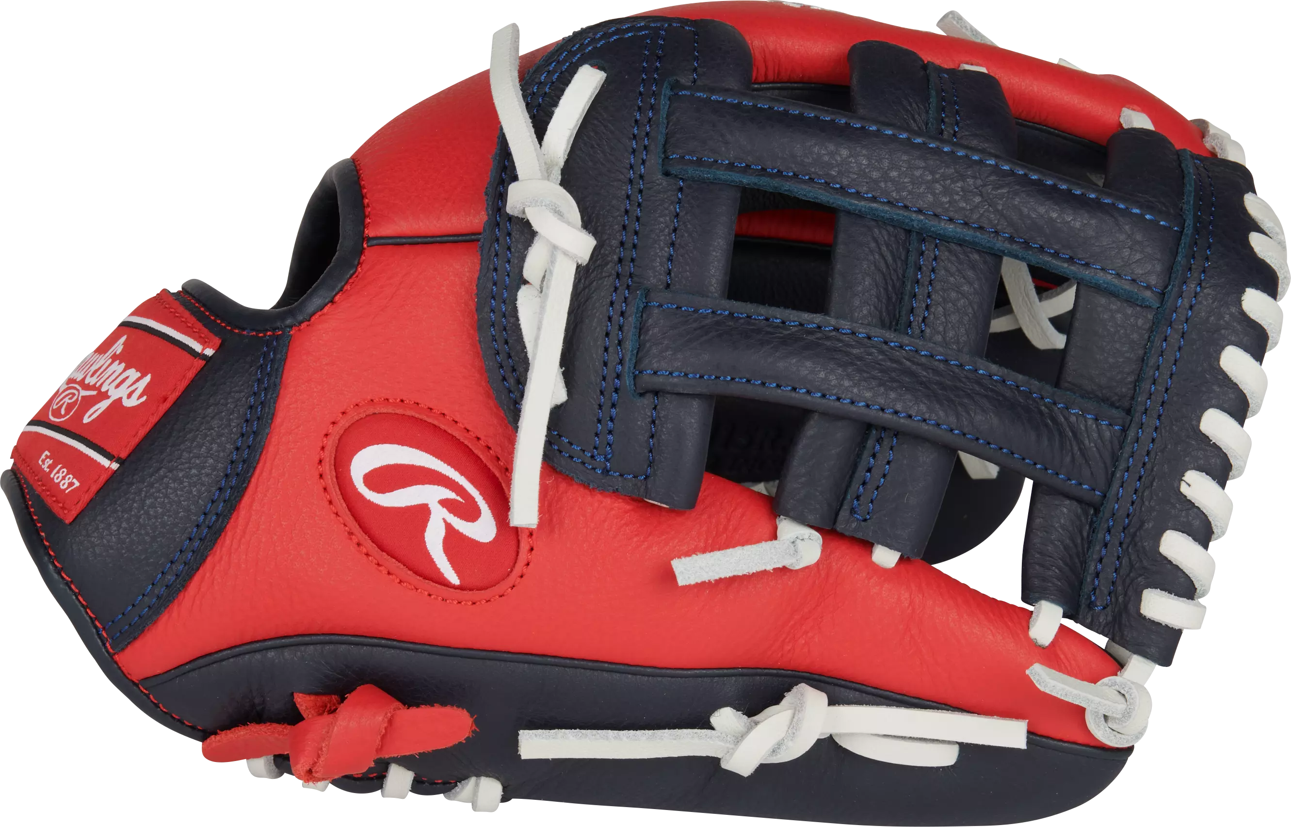 Rawlings Youth Select Pro Lite 11.5" Ronald Acuna Jr. Infield Baseball Glove - RED/NAVY