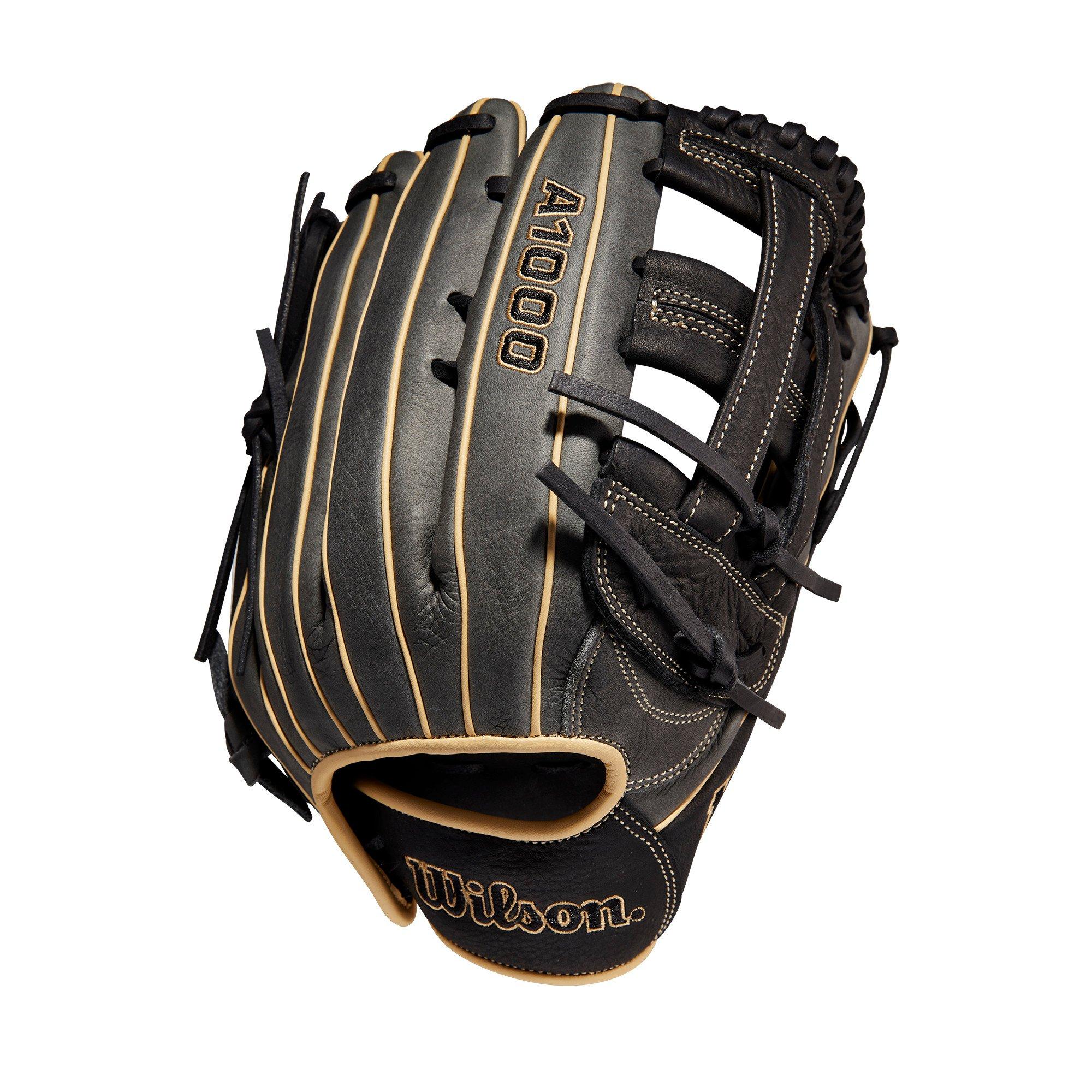 Wilson A1000 1750 12.5" Outfield Baseball Glove 2022 - GREY/BLACK Thumbnail View 1