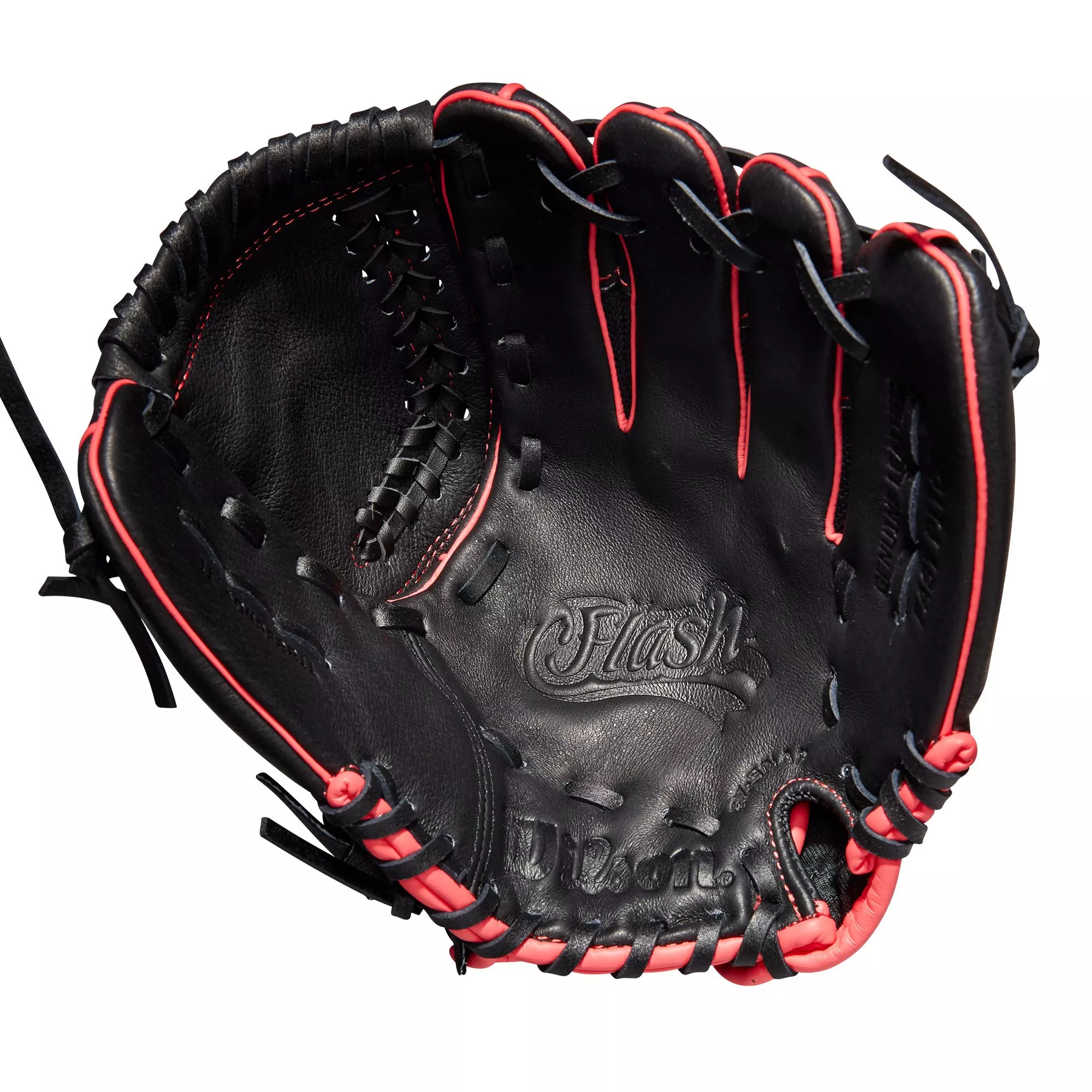 Wilson Flash 11" Softball Fielders Glove - BLACK/BLUE