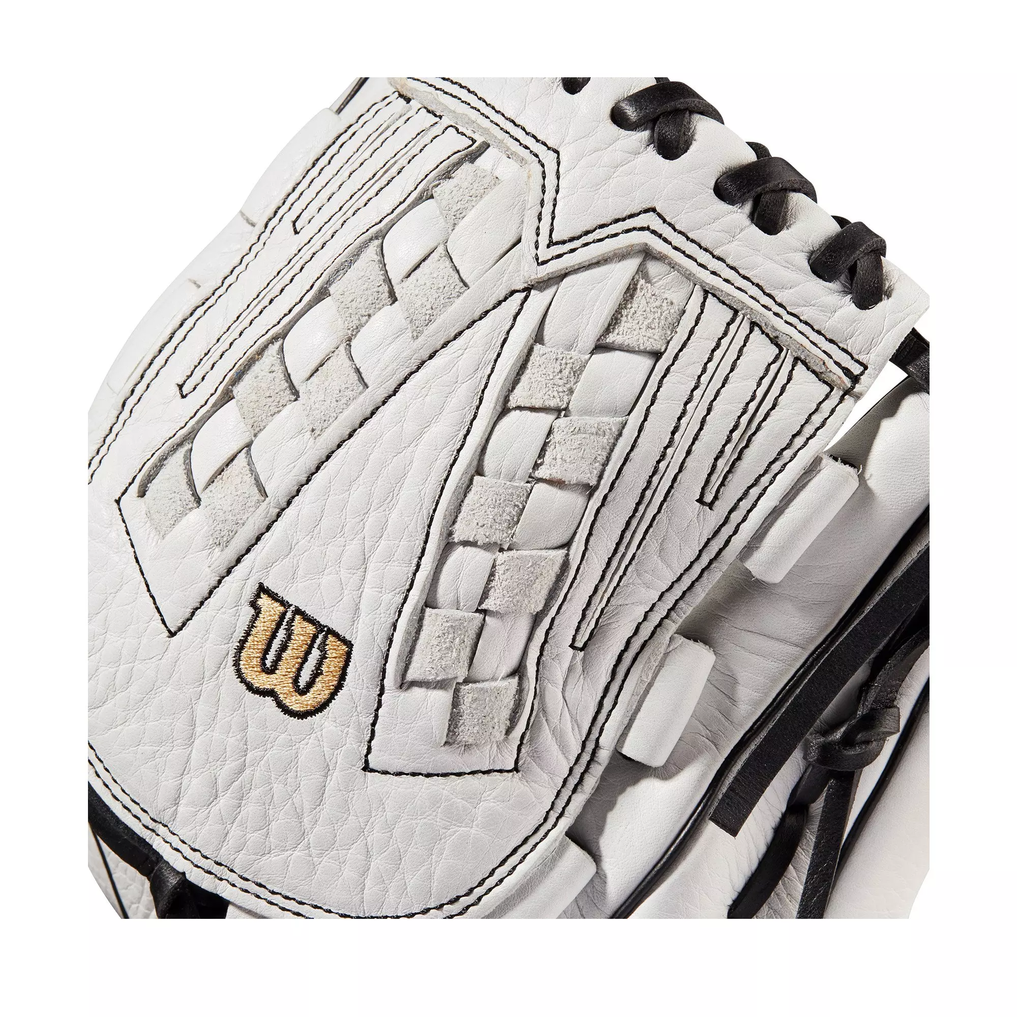 Wilson A1000 V125 12.5" Fastpitch Outfield Glove 2022 - WHITE/BLACK