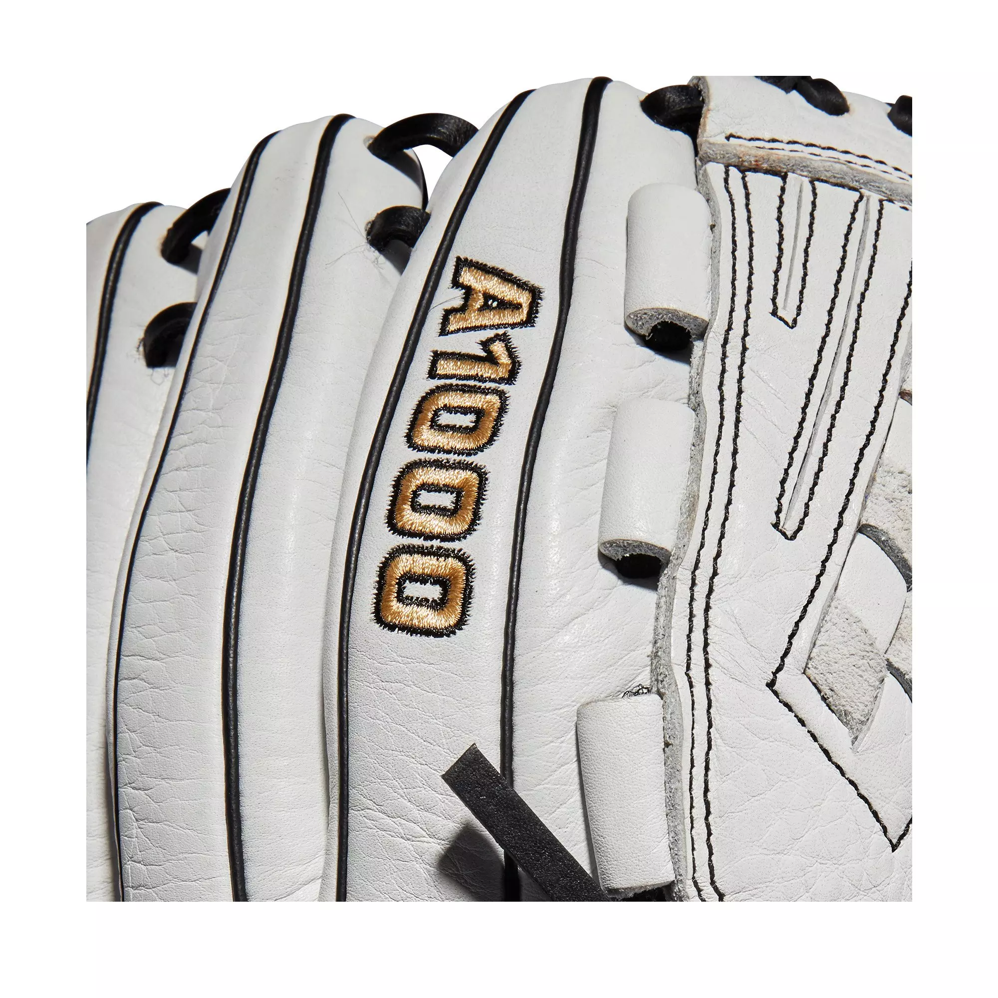 Wilson A1000 V125 12.5" Fastpitch Outfield Glove 2022 - WHITE/BLACK