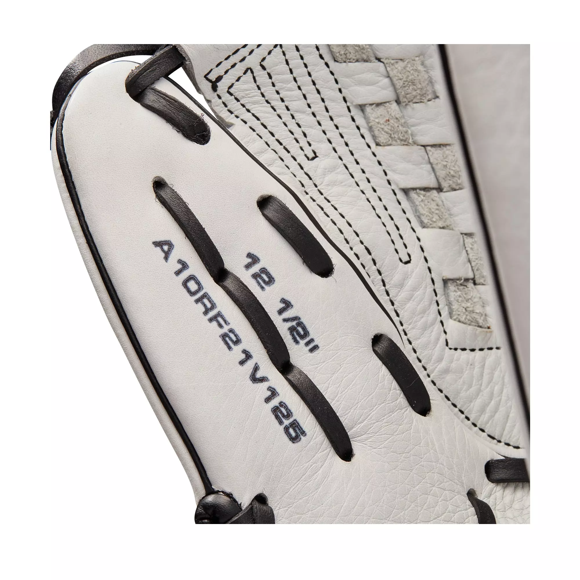 Wilson A1000 V125 12.5" Fastpitch Outfield Glove 2022 - WHITE/BLACK