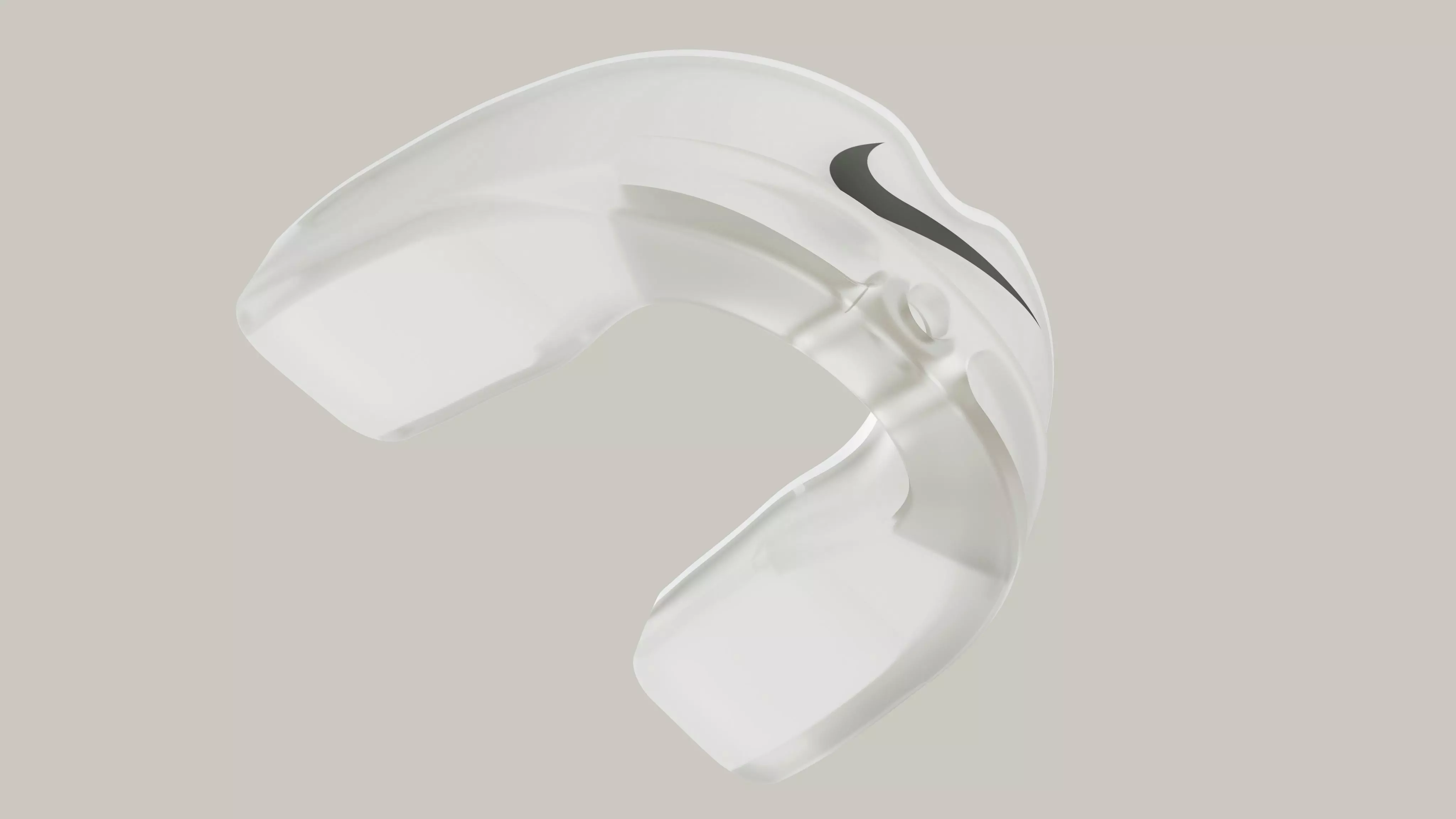 Nike Alpha Mouthguard - White/Black - WHITE/BLACK