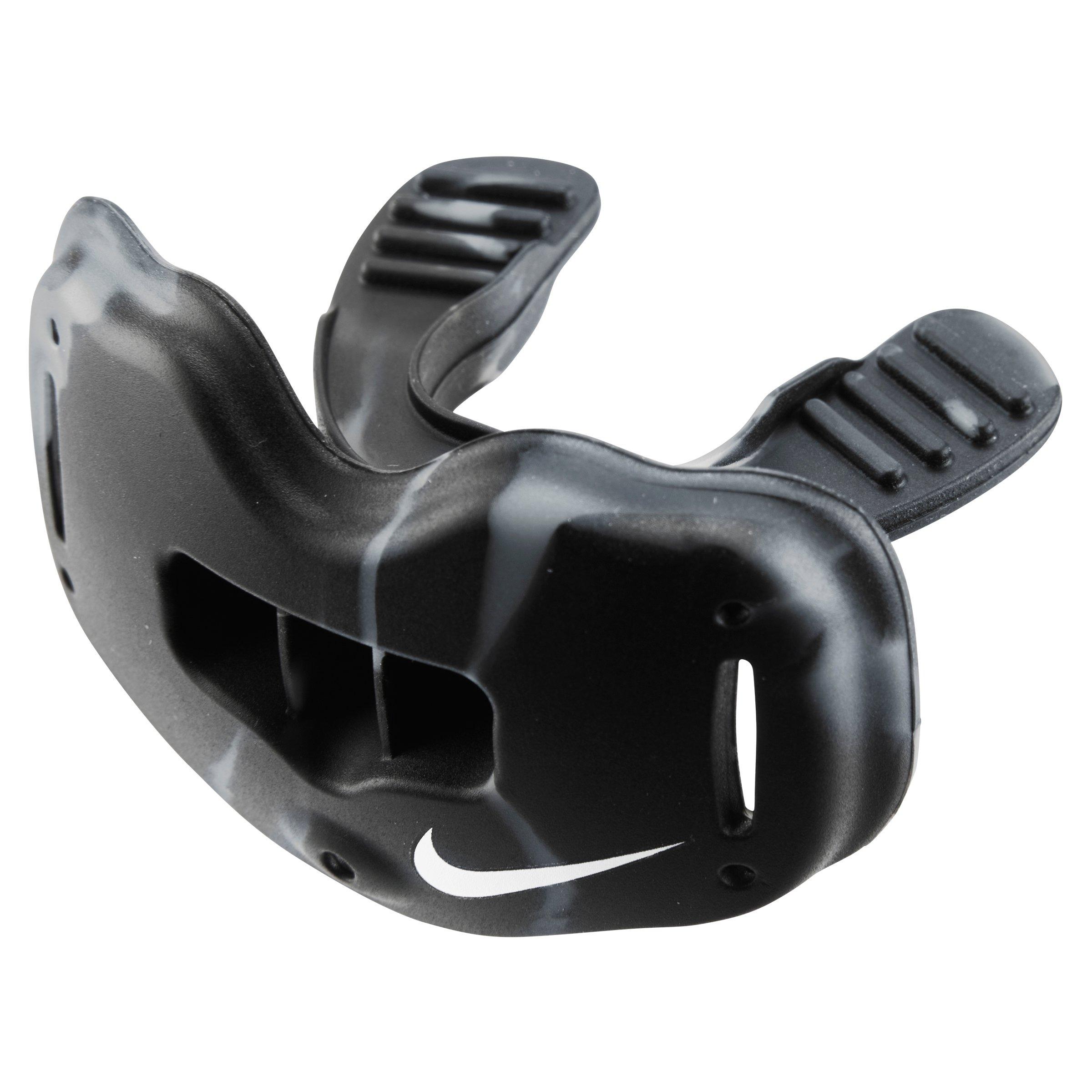 Nike Youth Alpha Lip Protector Mouthguard - Black/White - BLACK/WHITE Thumbnail View 2