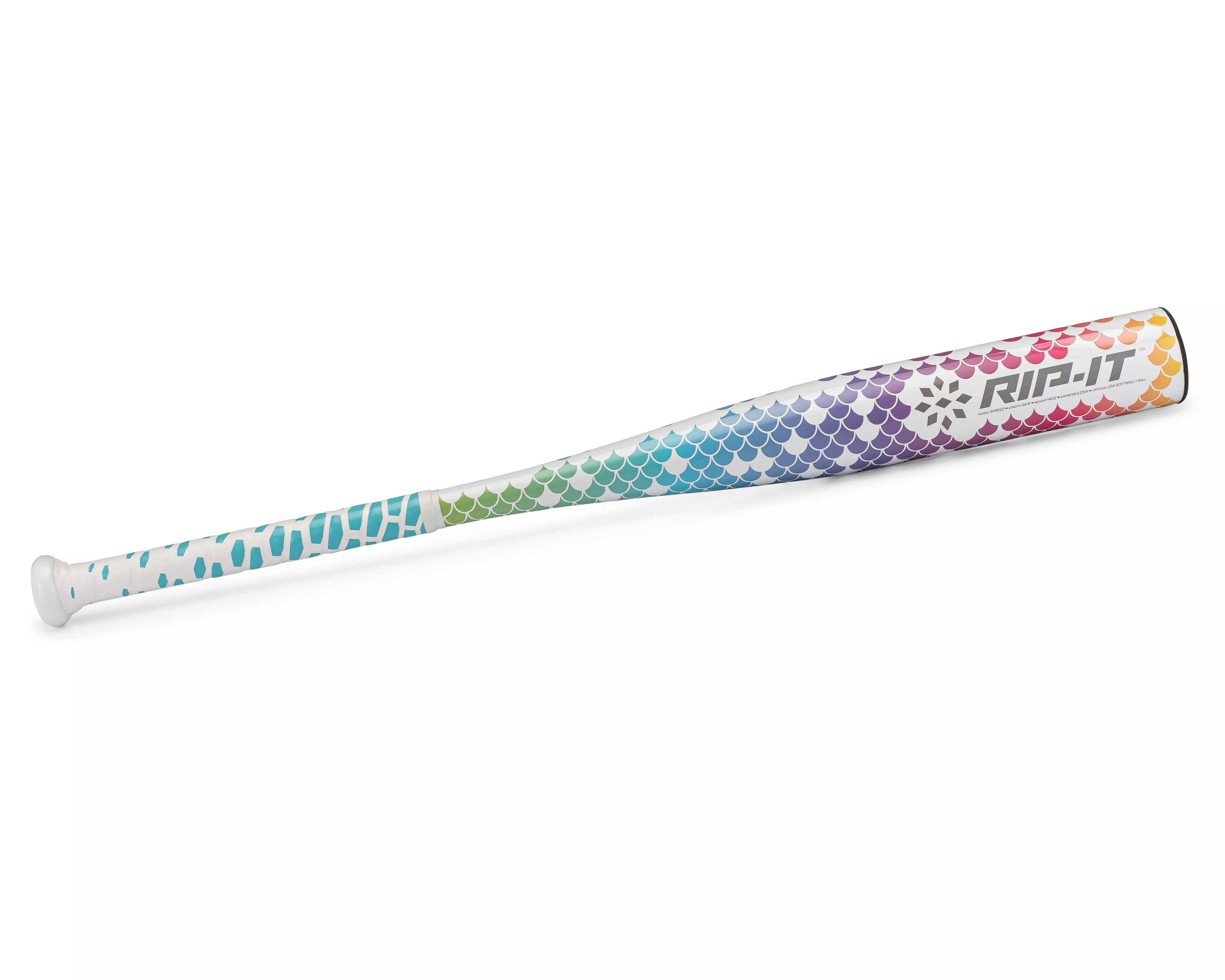 RIP-IT Spark 26/14 Fastpitch Softball Bat (-12) - AQUA/PURPLE