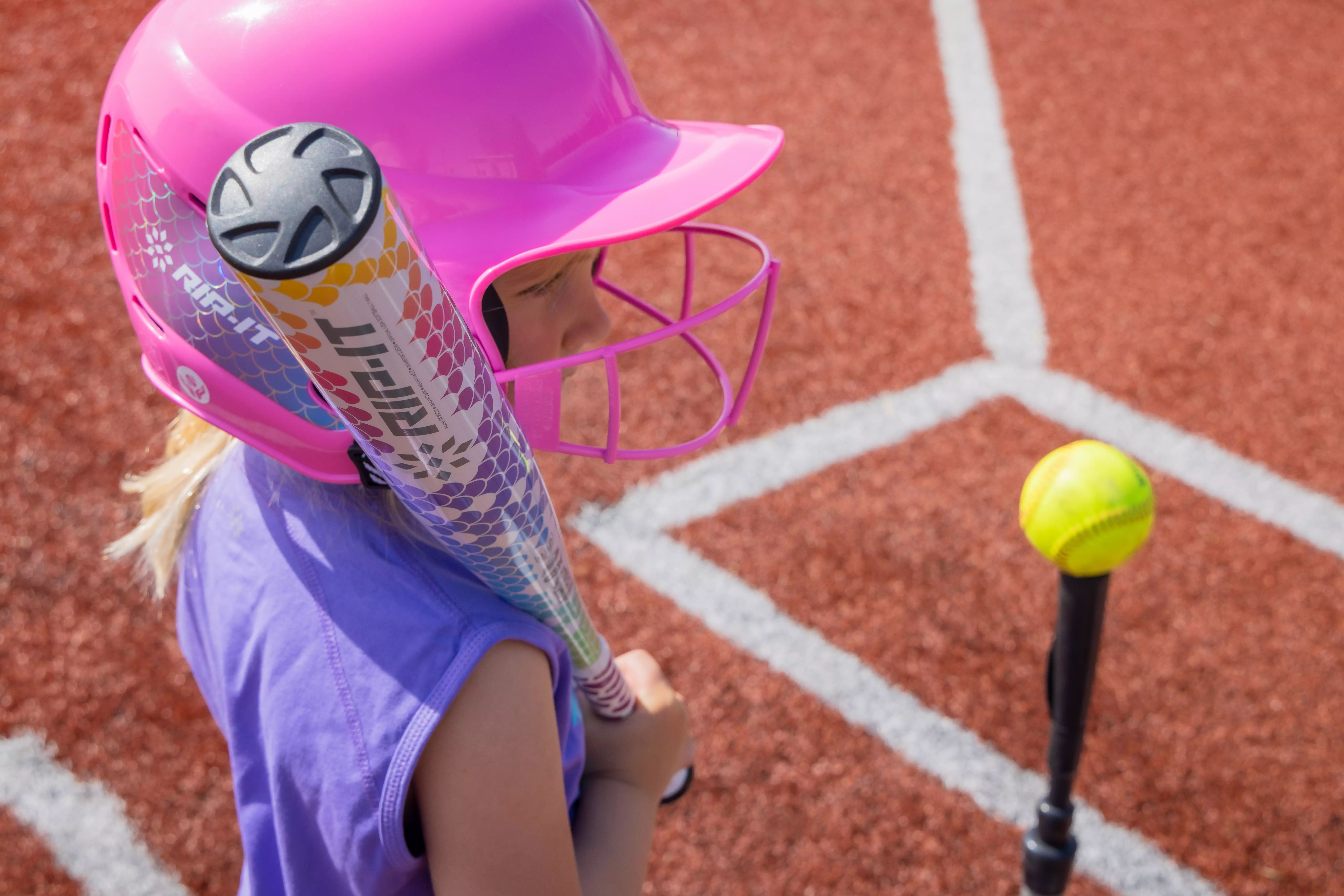 RIP-IT Spark Fastpitch Softball Bat (-12) - AQUA/PURPLE