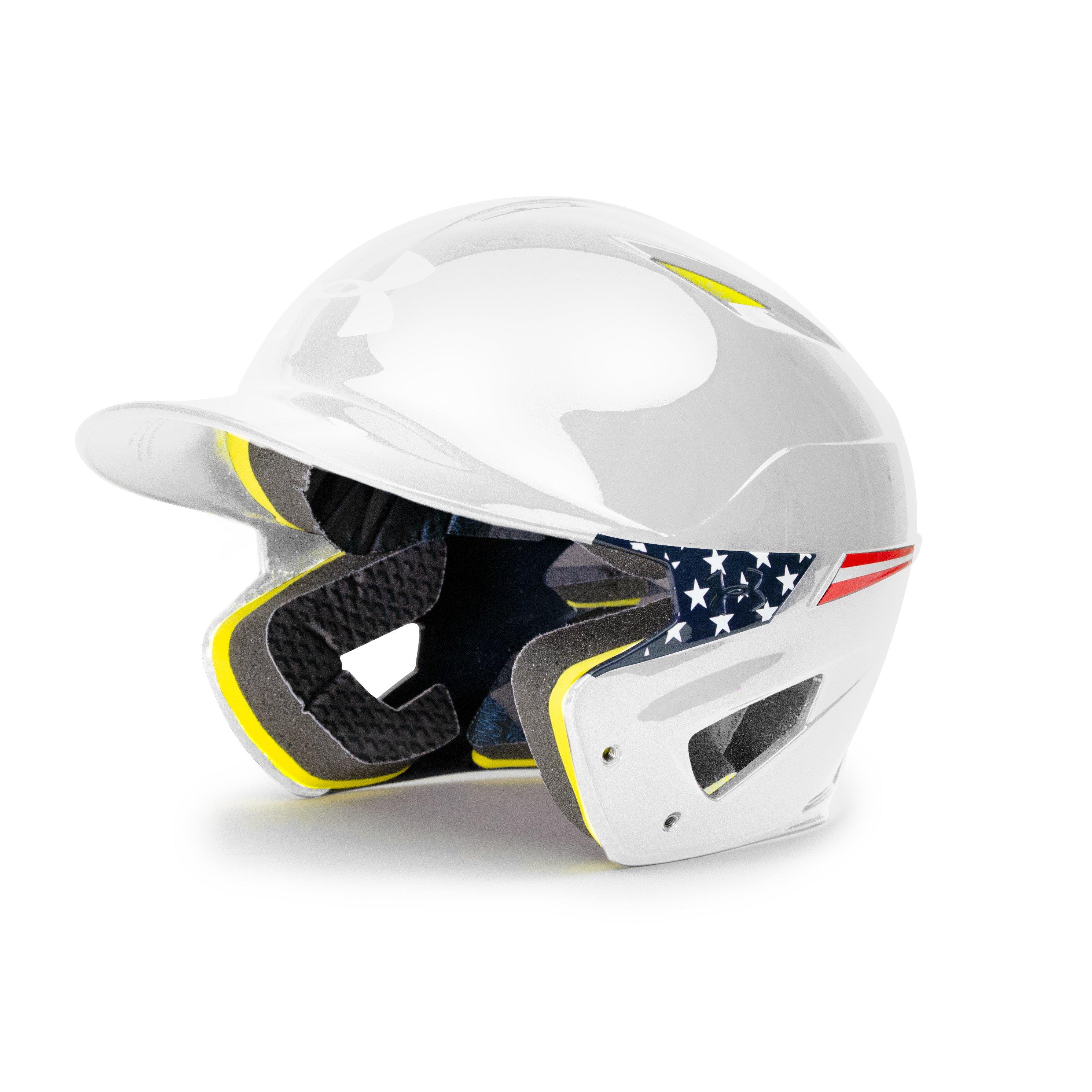 Under armour batting helmet clearance jaw guard