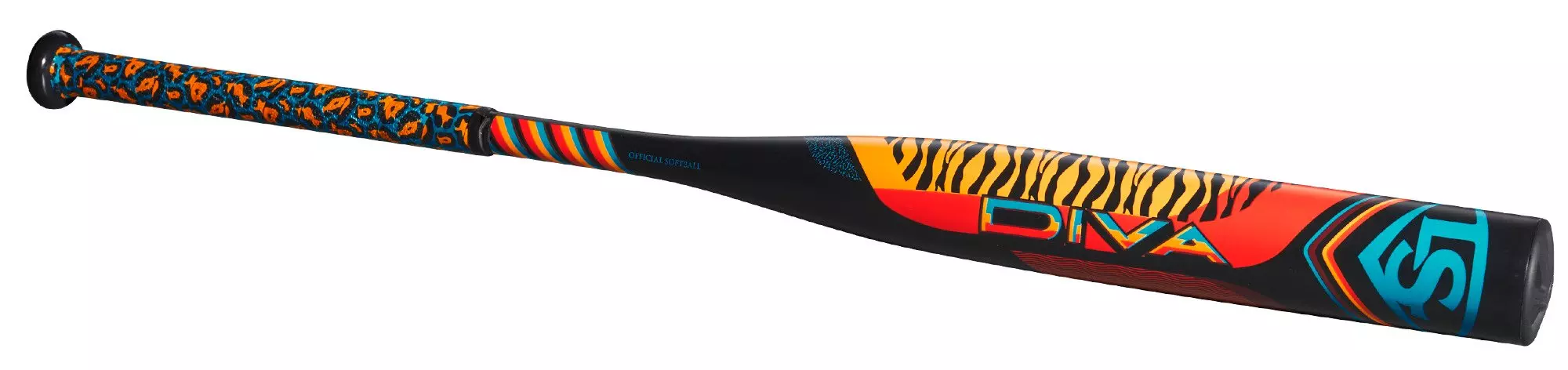 Louisville Slugger Diva Fastpitch Bat (-11.5) 2022 - BLACK/ORANGE