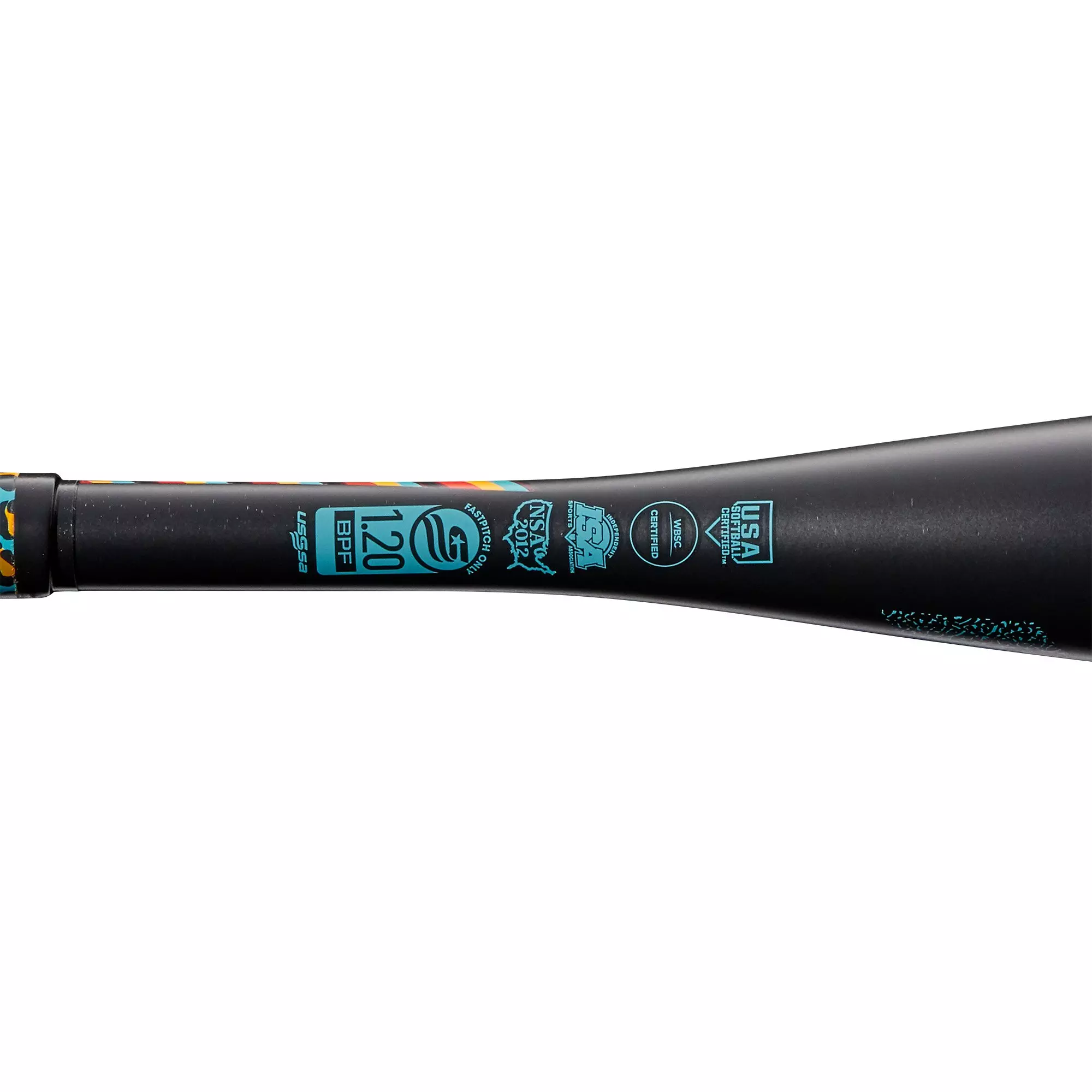 Louisville Slugger Diva Fastpitch Bat (-11.5) 2022 - BLACK/ORANGE