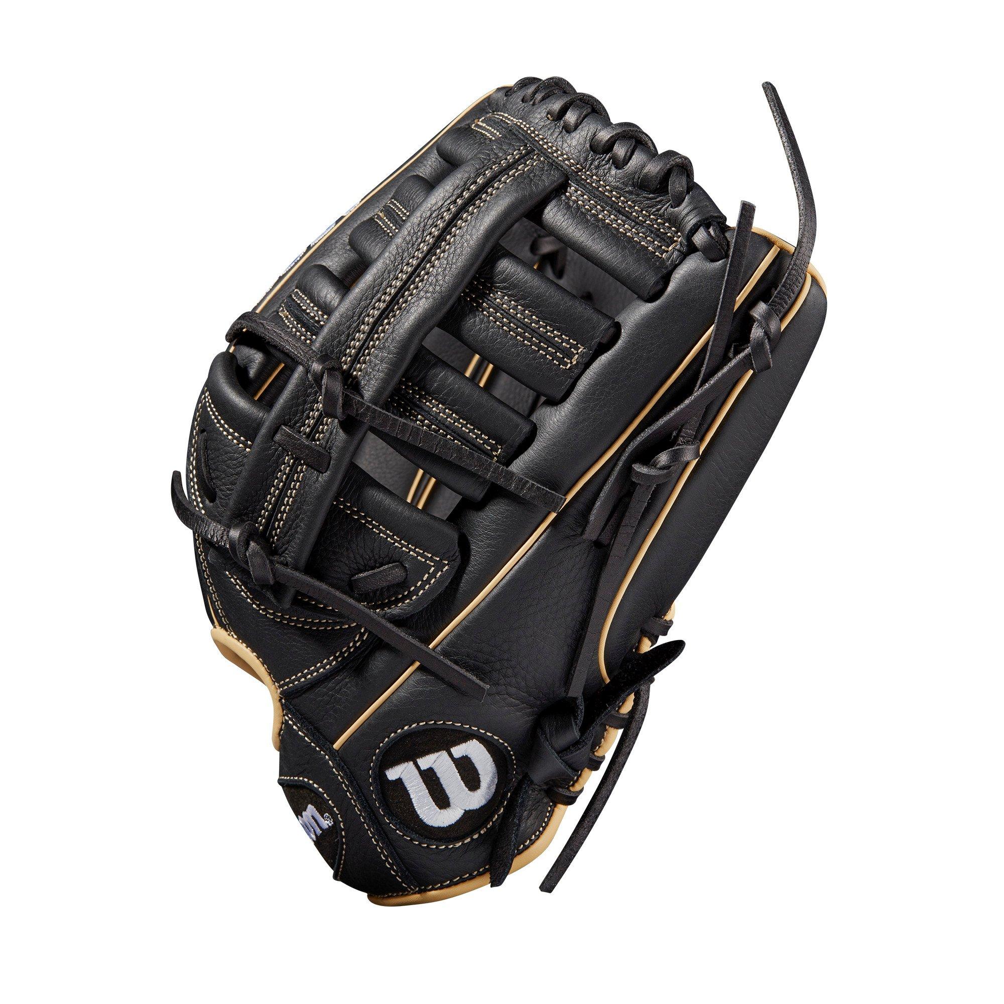 Wilson A700 12.5" Black/Tan Outfield Baseball Glove 2022