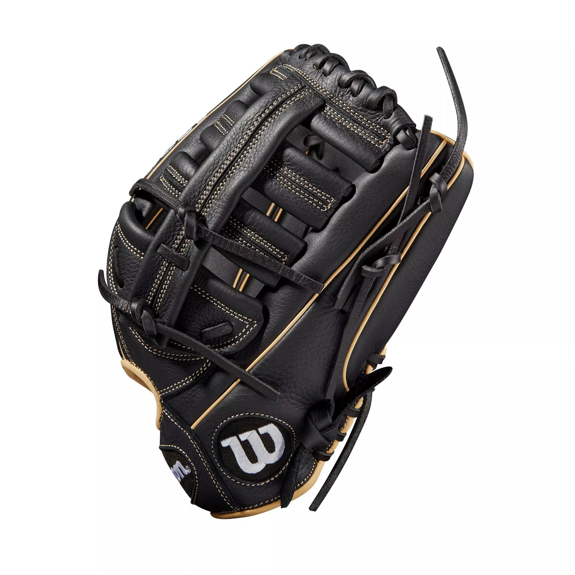Wilson A700 12.5" Black/Tan Outfield Baseball Glove 2022 - BLACK/TAN