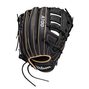 Wilson A700 12.5" Black/Tan Outfield Baseball Glove 2022