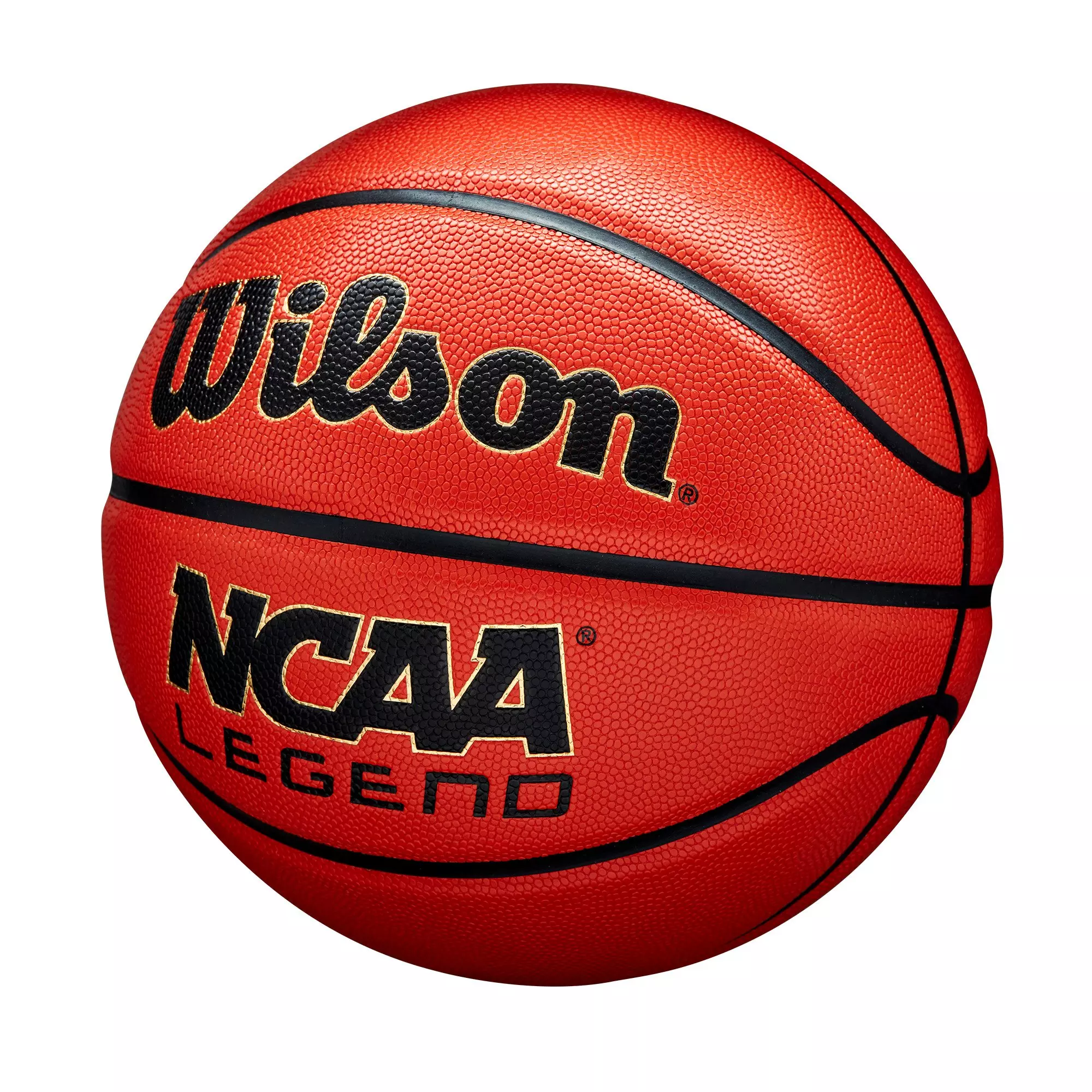 Wilson NCAA Legend Basketball 29.5 - ORANGE/BLACK
