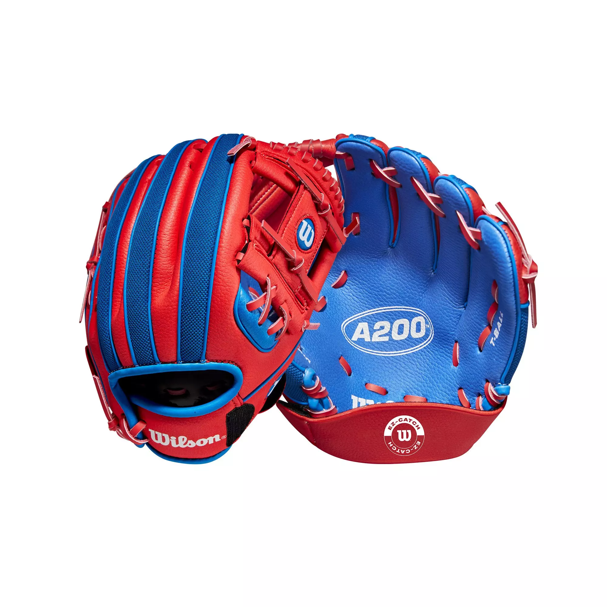Wilson A200 EZ Catch 10" Baseball Glove 2022 - RED/WHITE/BLUE