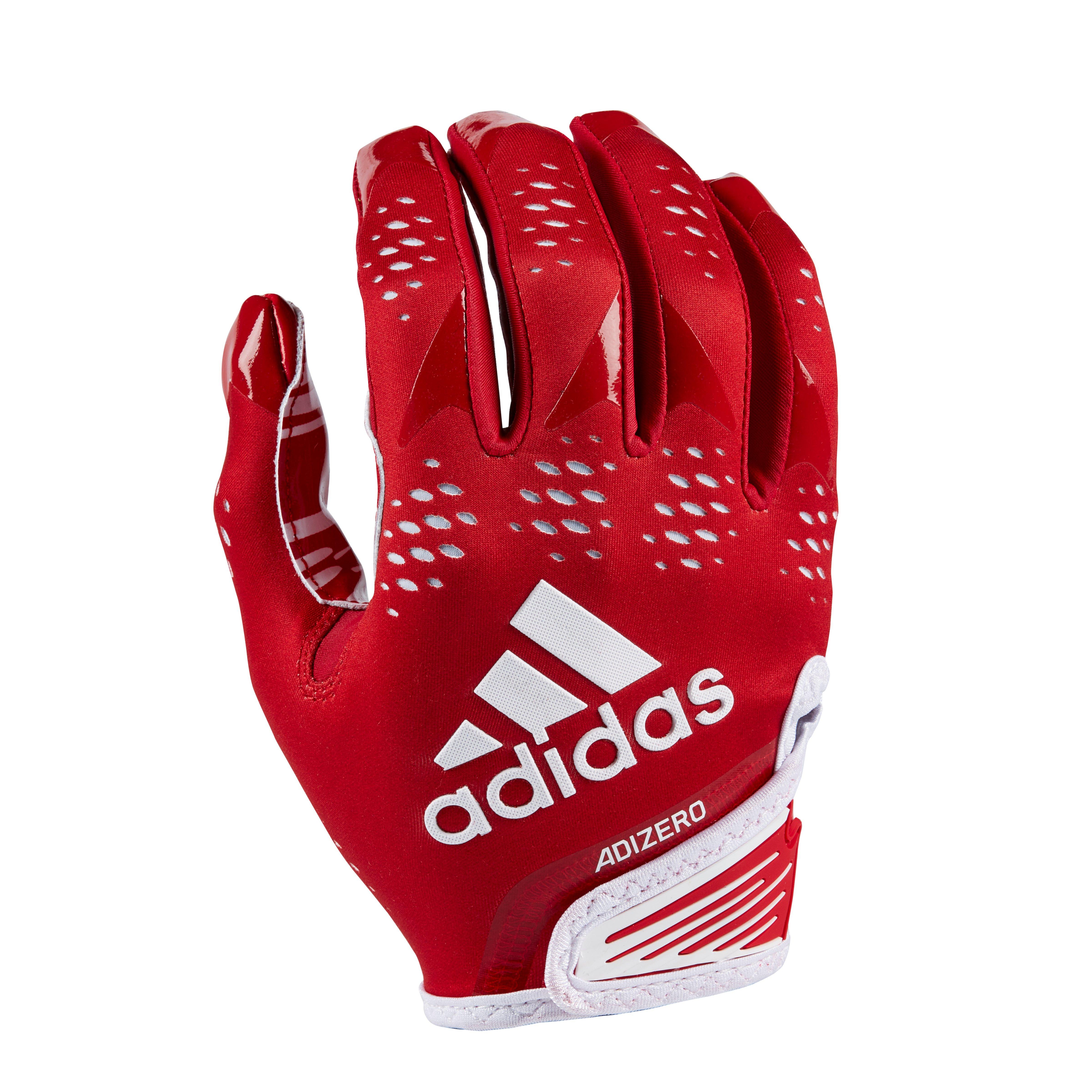 Red Football Gloves, Football Equipment, Hibbett