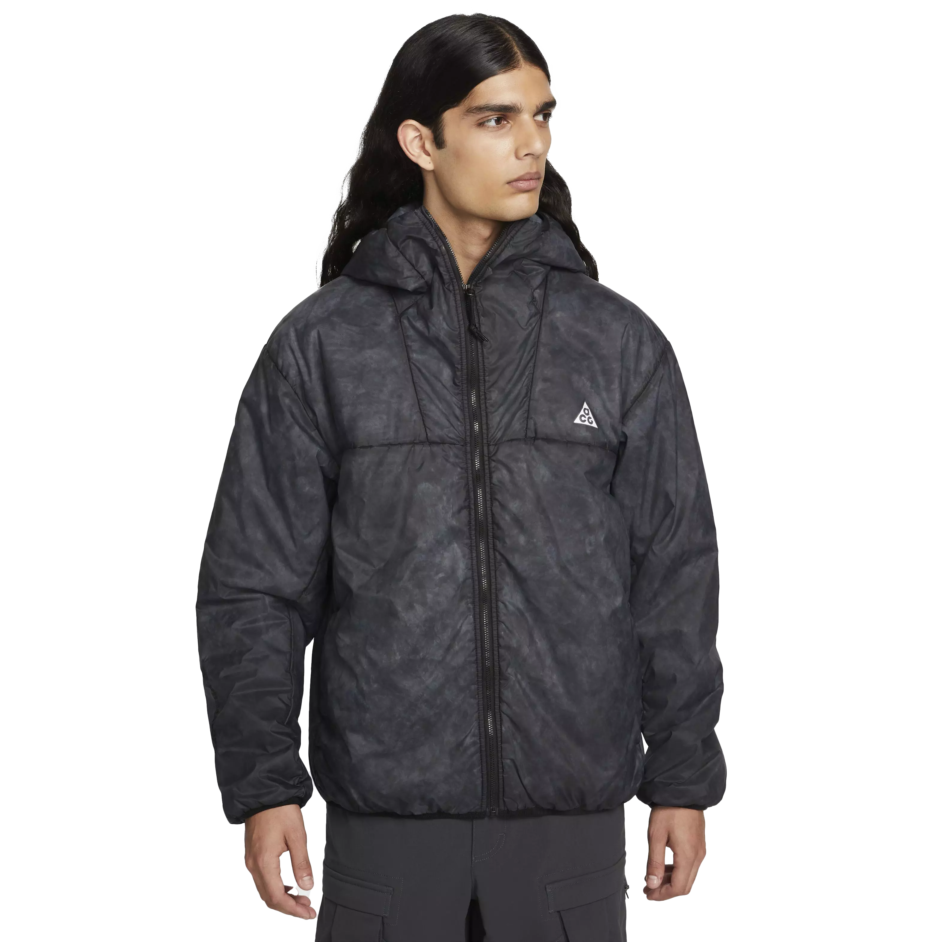 Nike Men's ACG Therma-FIT ADV "Rope De Dope" Packable Insulated Jacket - BLACK
