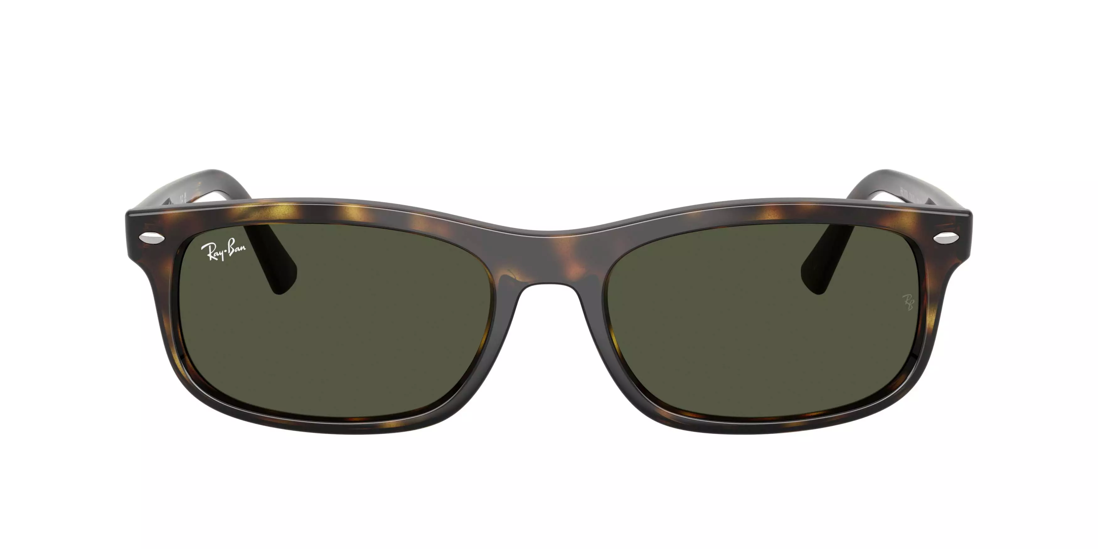 Ray-Ban RB2224 Green Sunglasses &ndash; Polished Havana - GREEN
