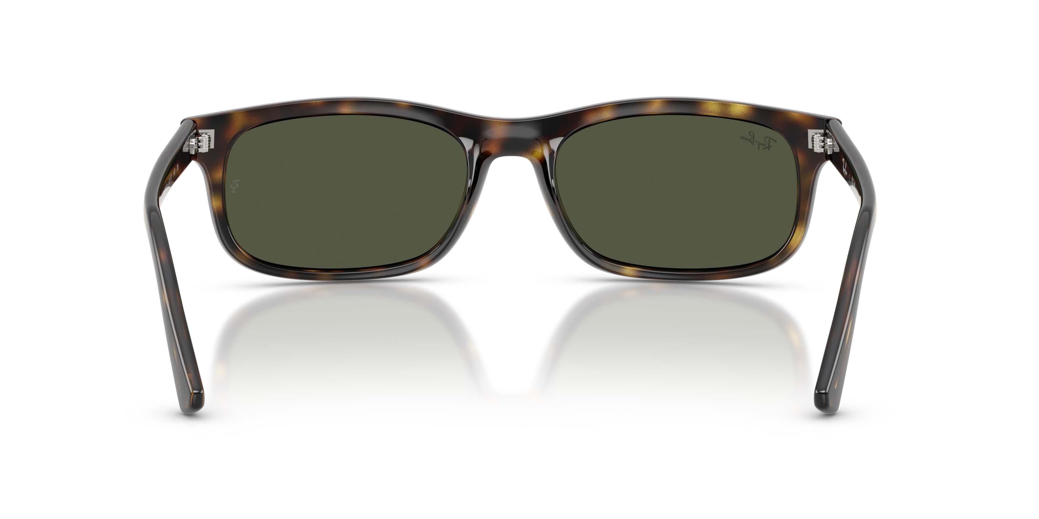 Ray-Ban RB2224 Green Sunglasses &ndash; Polished Havana - GREEN Thumbnail View 4