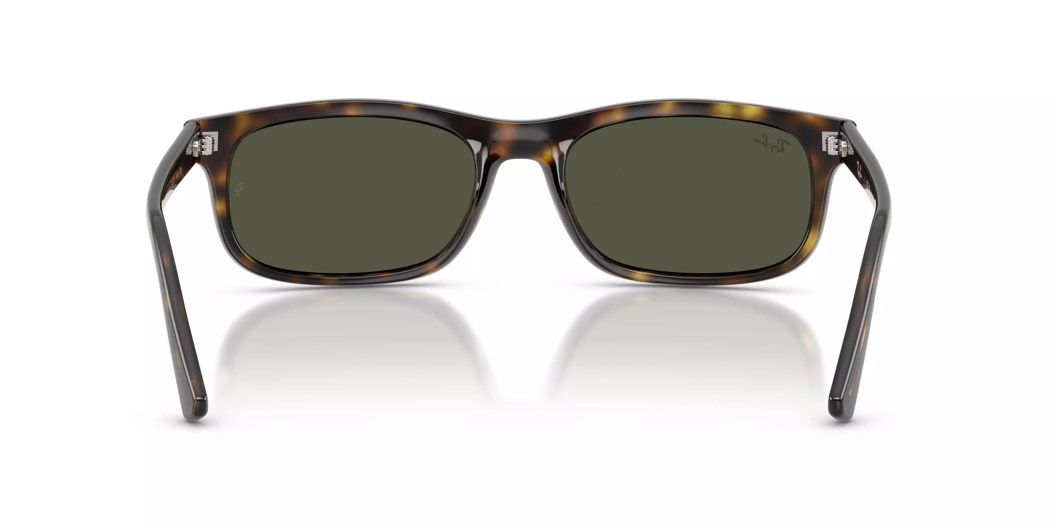 Ray-Ban RB2224 Green Sunglasses &ndash; Polished Havana - GREEN