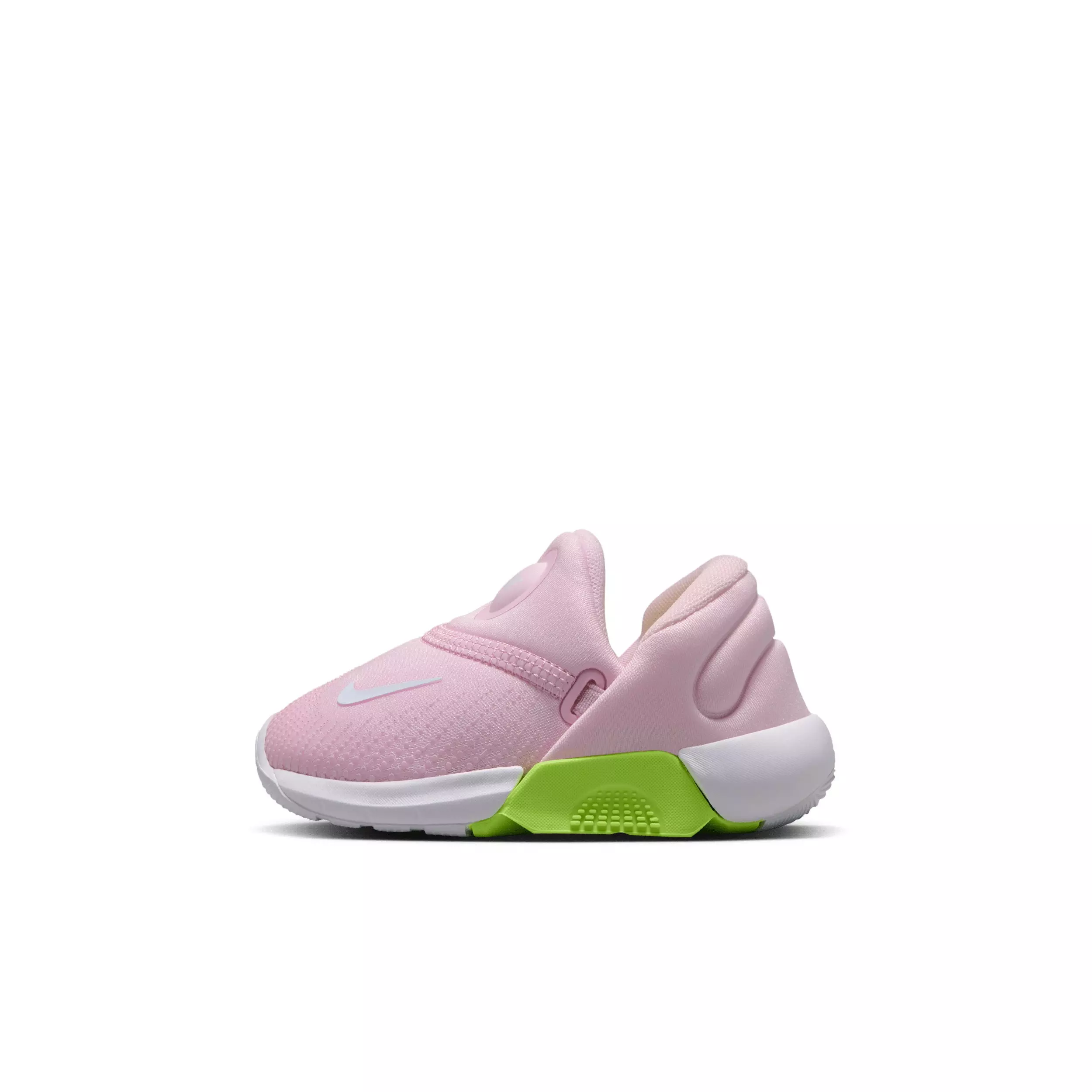 Nike Swoosh Go "Pink Foam/Volt/Barely Volt/Sail" Infant Girls' Shoe - PINK/VOLT/VOLT/SAIL