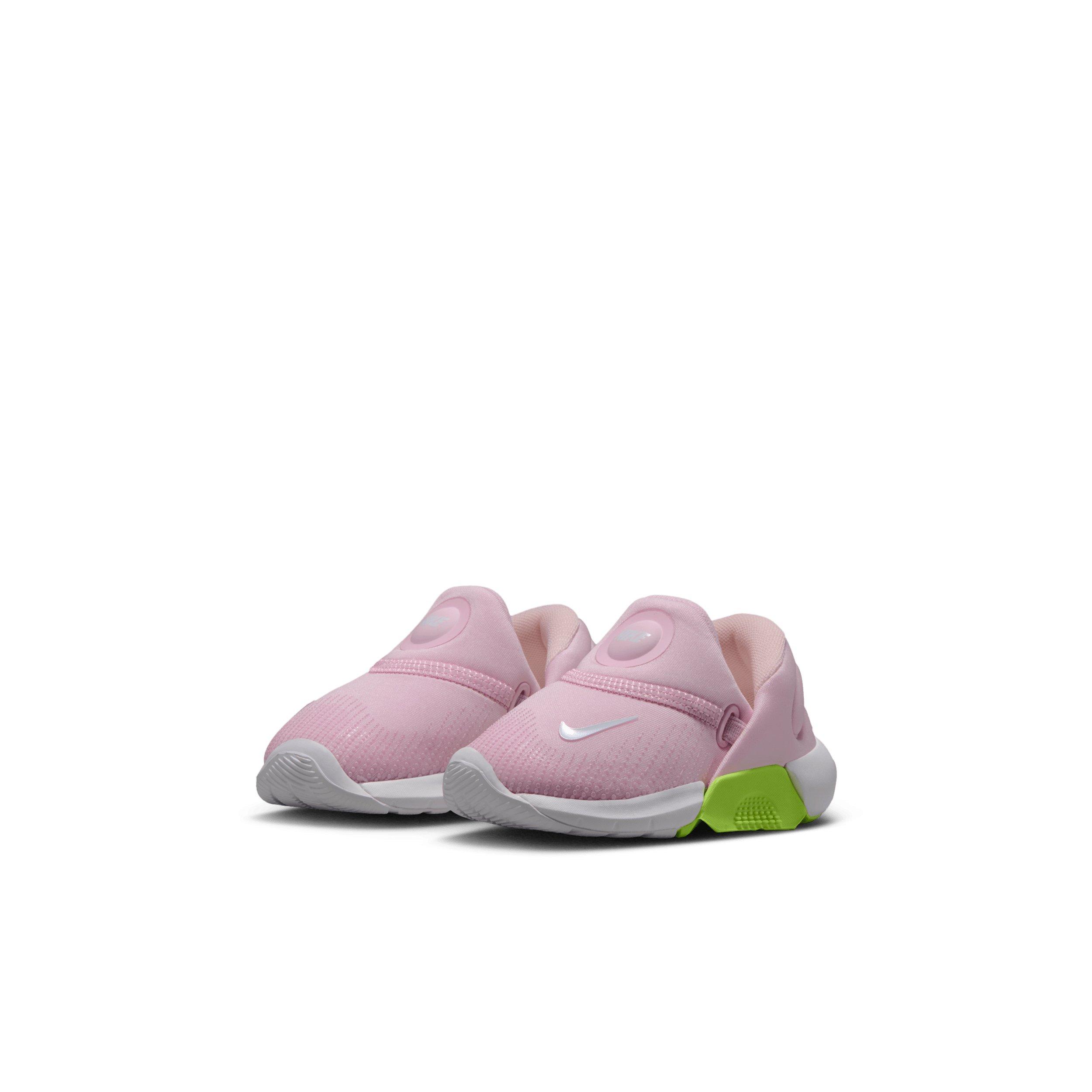 Nike Swoosh Go "Pink Foam/Volt/Barely Volt/Sail" Infant Girls' Shoe - PINK/VOLT/VOLT/SAIL