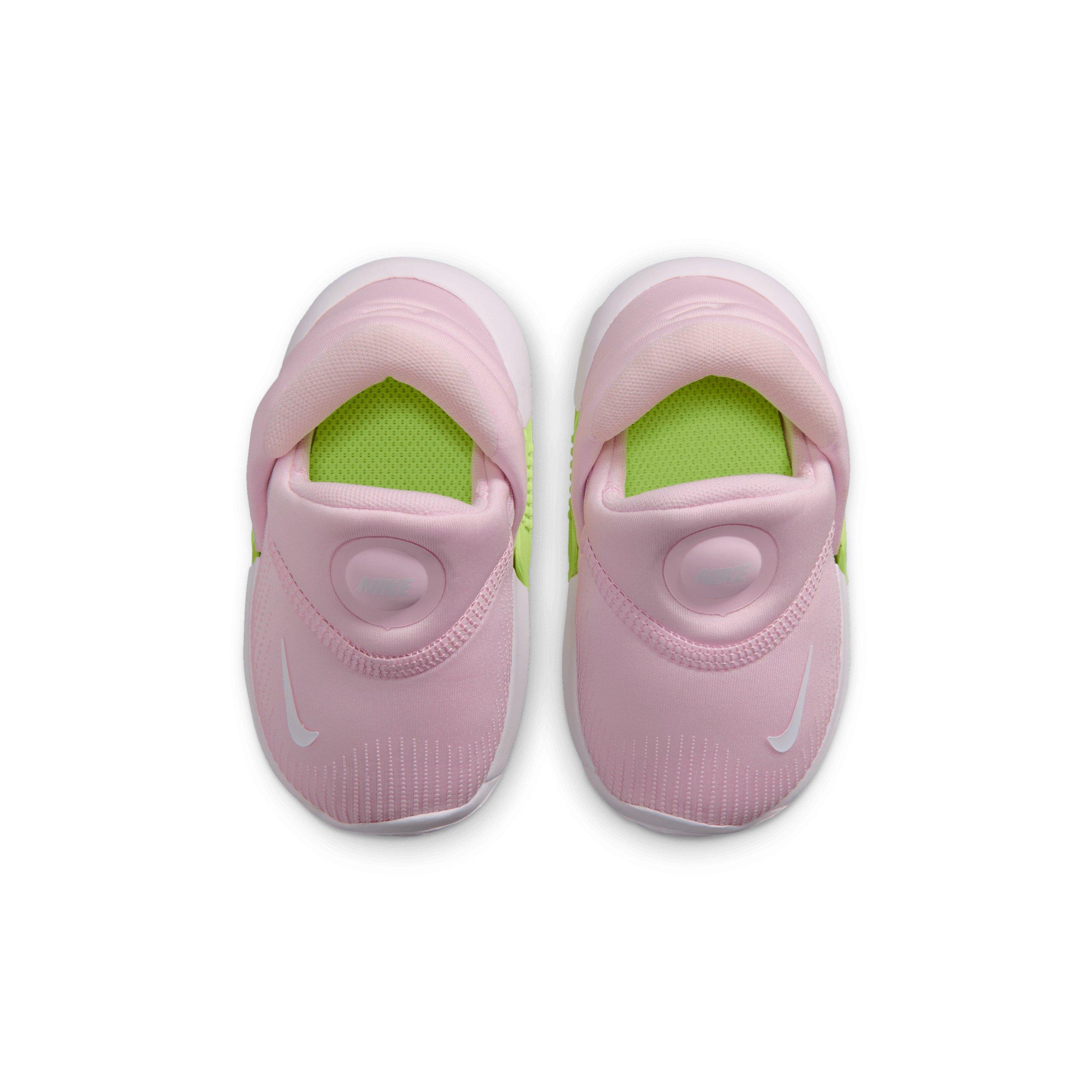 Nike Swoosh Go "Pink Foam/Volt/Barely Volt/Sail" Infant Girls' Shoe - PINK/VOLT/VOLT/SAIL