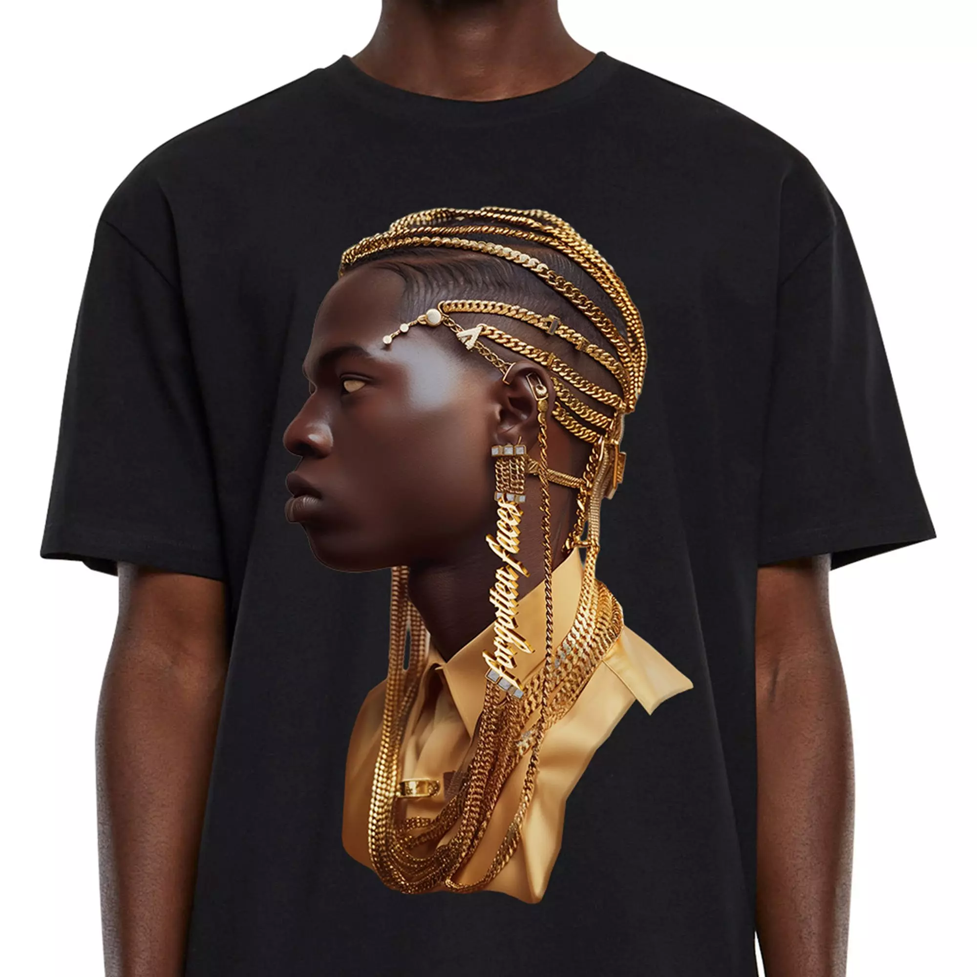 Forgotten Faces Men's Forgotten Chains Tee - BLACK