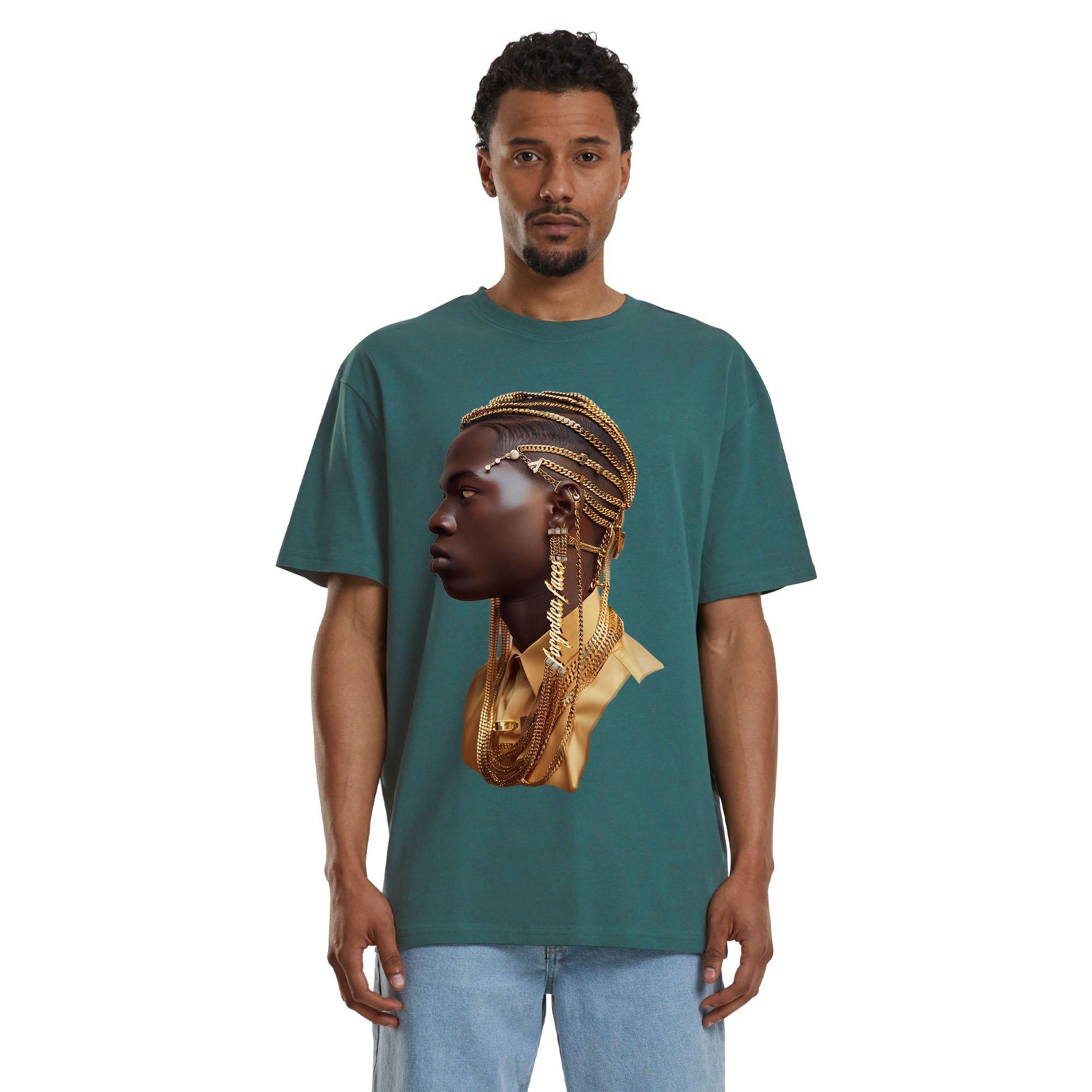 Forgotten Faces Men's Forgotten Chains Tee - GREEN Thumbnail View 1